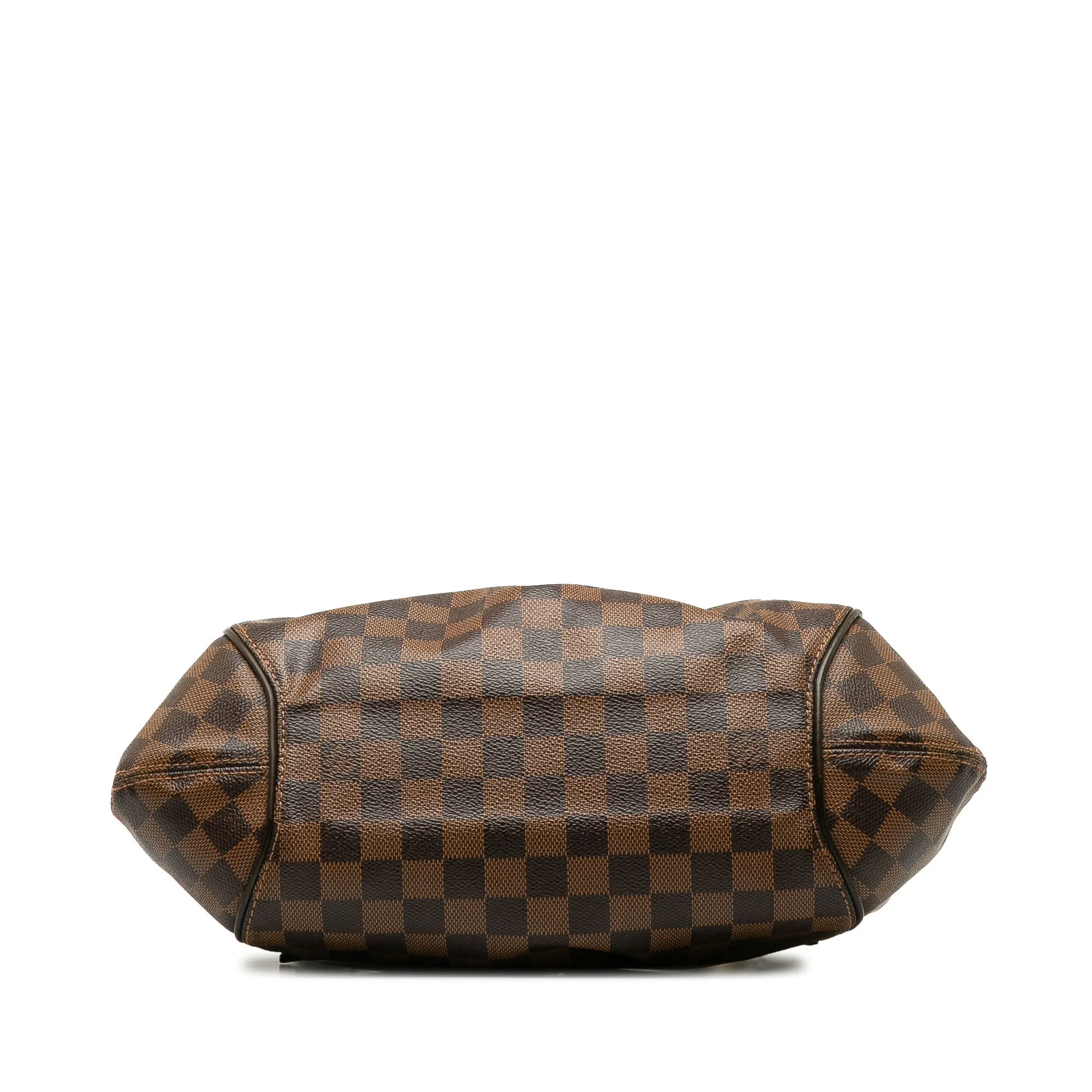 Brown Louis Vuitton Damier Ebene Sistina PM Shoulder Bag