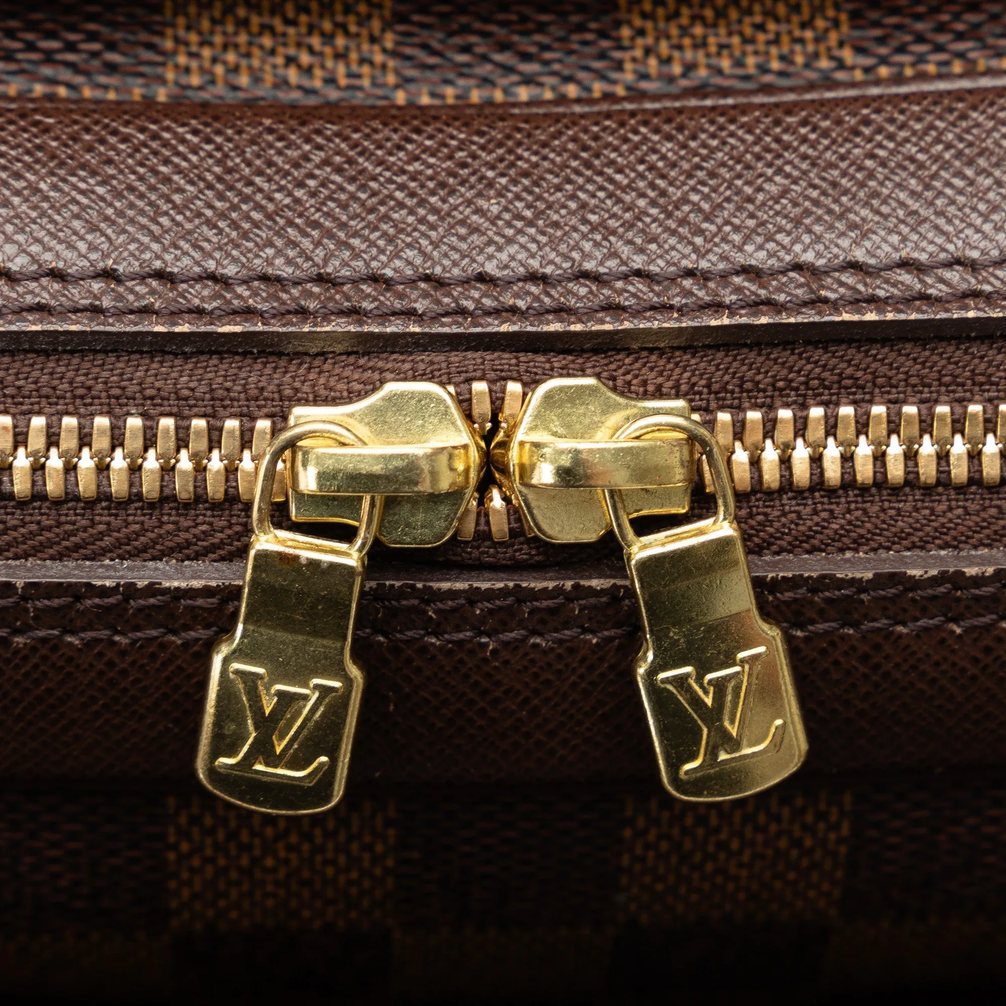 Brown Louis Vuitton Damier Ebene Triana Handbag