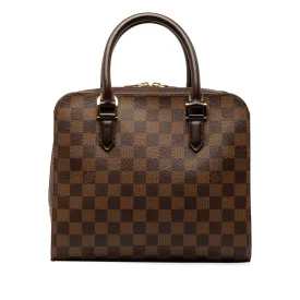 Brown Louis Vuitton Damier Ebene Triana Handbag