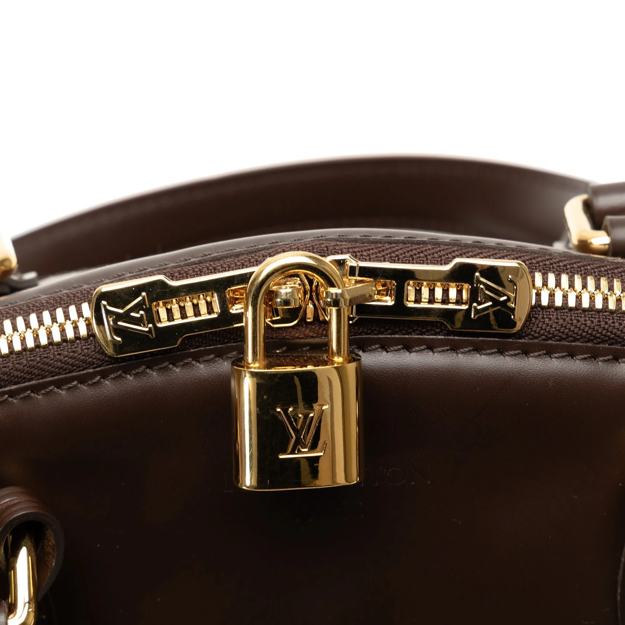 Brown Louis Vuitton Damier Ebene Verona PM Handbag