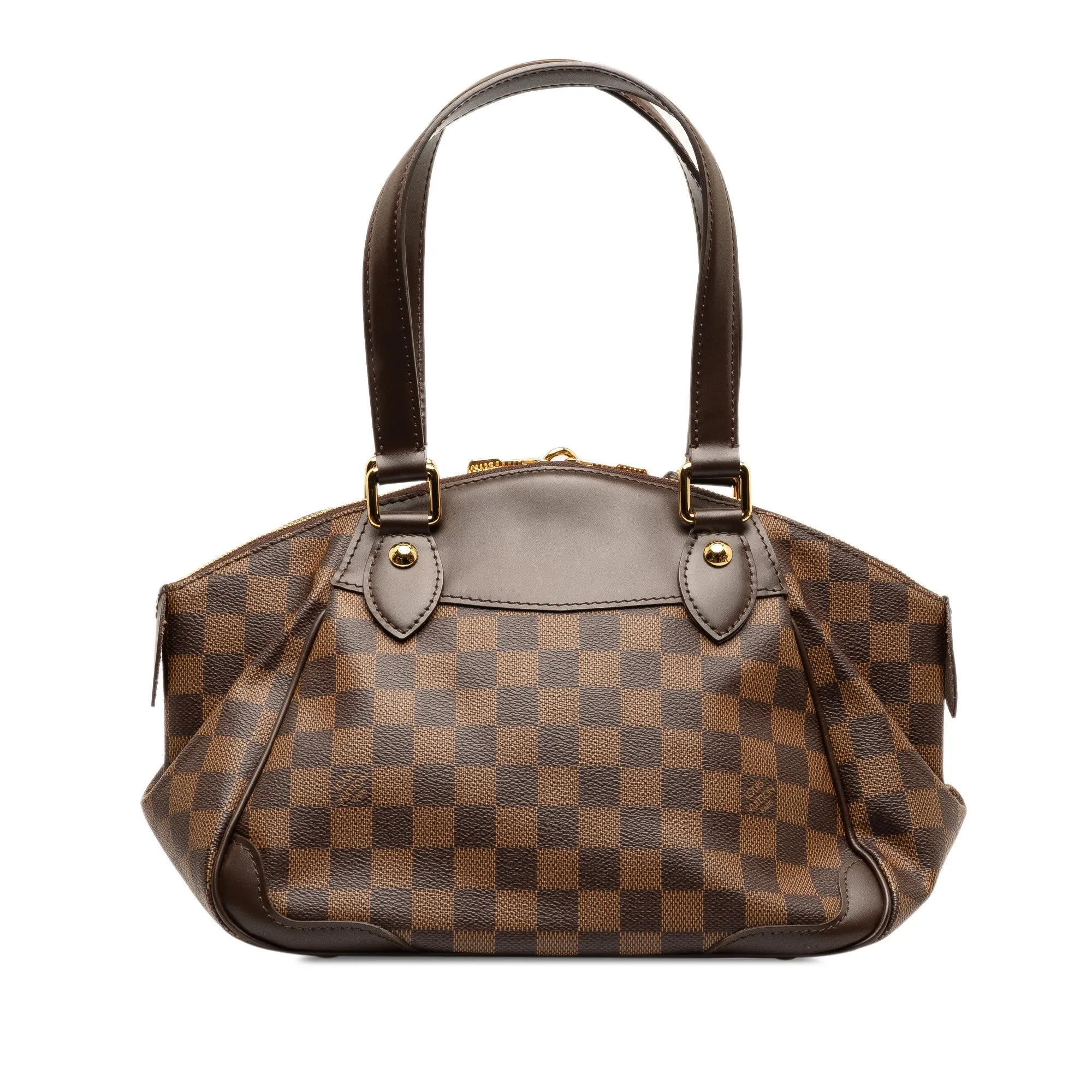 Brown Louis Vuitton Damier Ebene Verona PM Handbag