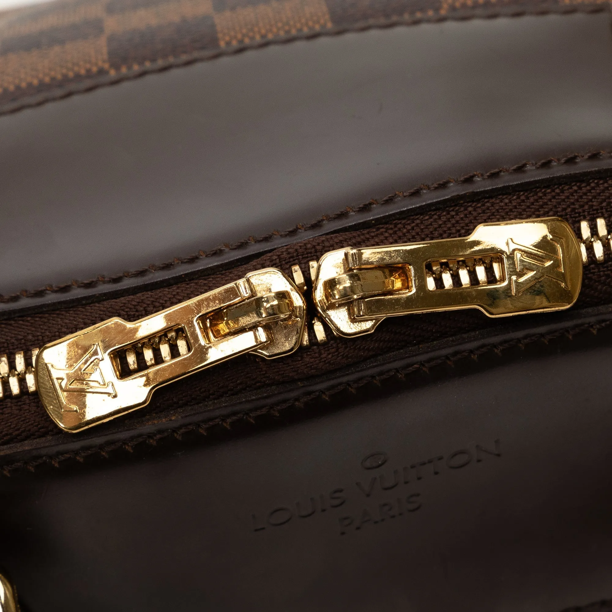 Brown Louis Vuitton Damier Ebene Verona PM Handbag