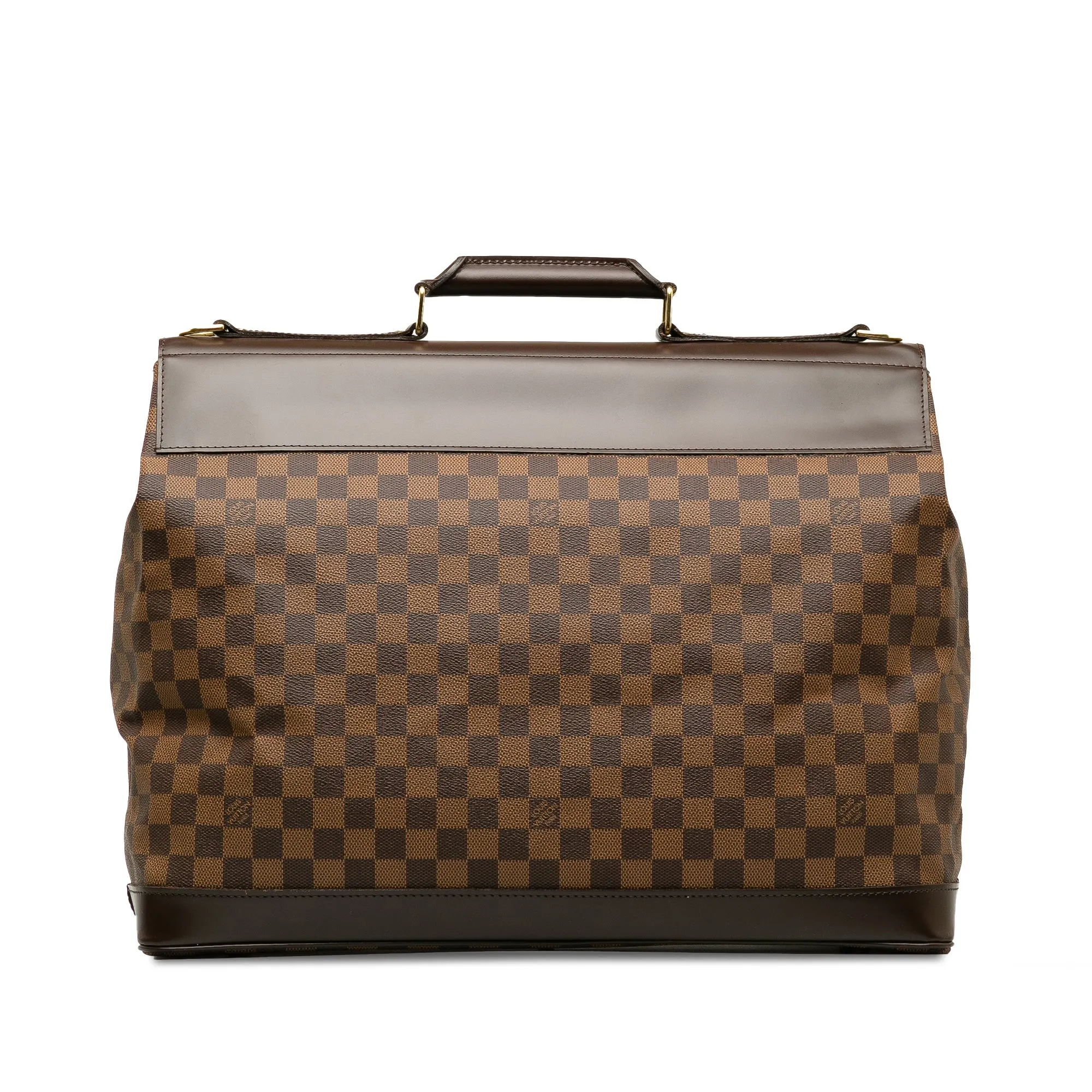Brown Louis Vuitton Damier Ebene West End PM Travel Bag