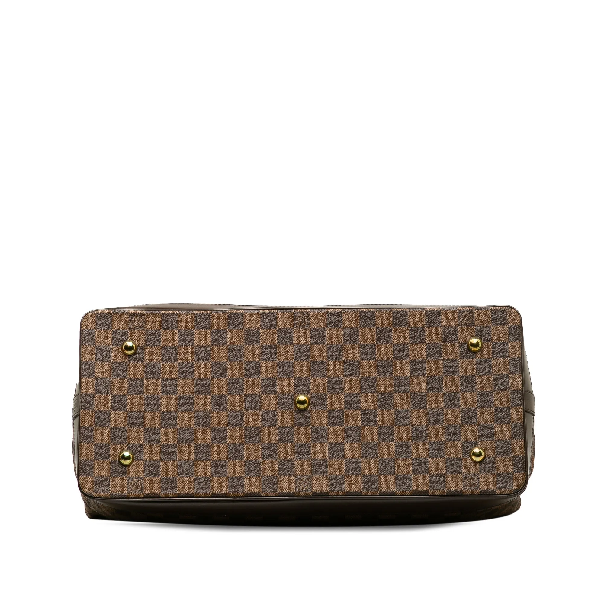 Brown Louis Vuitton Damier Ebene West End PM Travel Bag