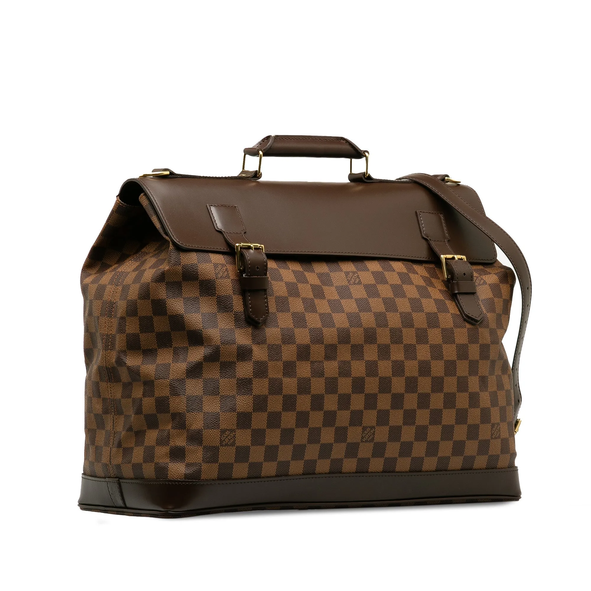 Brown Louis Vuitton Damier Ebene West End PM Travel Bag