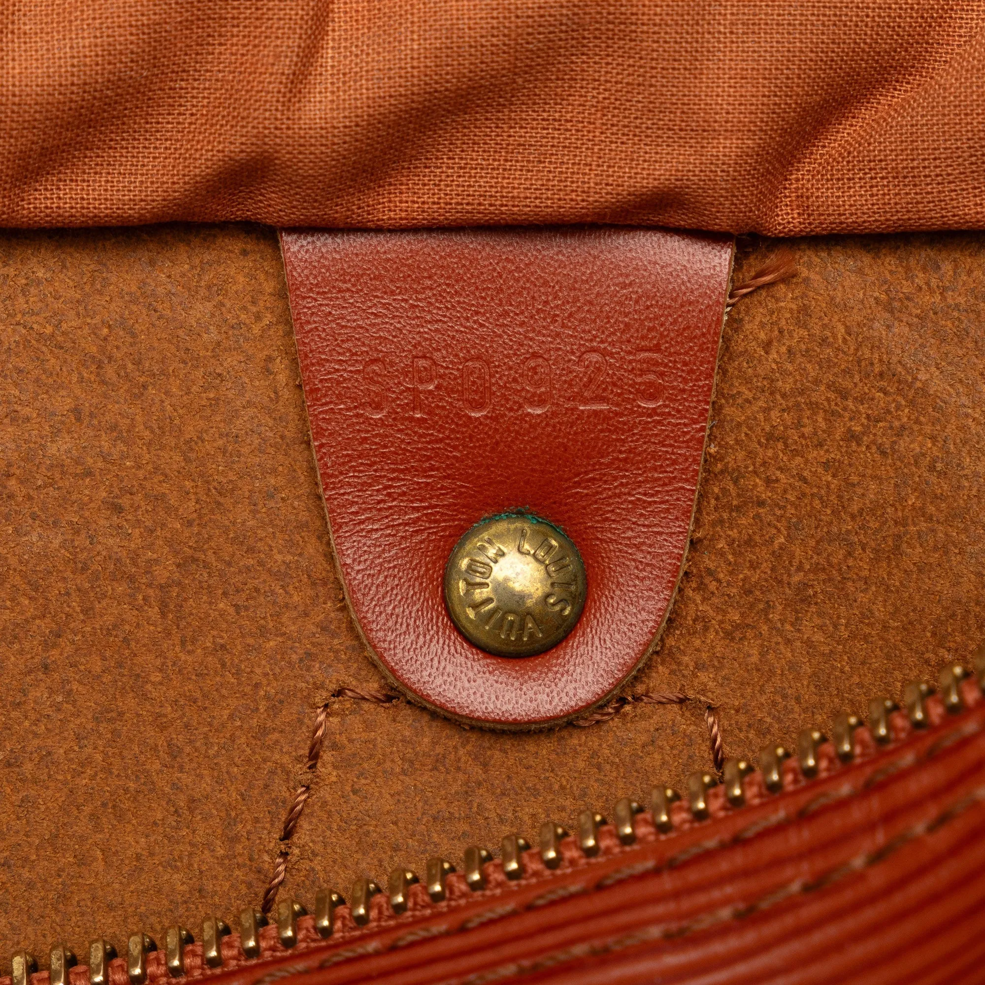 Brown Louis Vuitton Epi Speedy 25 Boston Bag