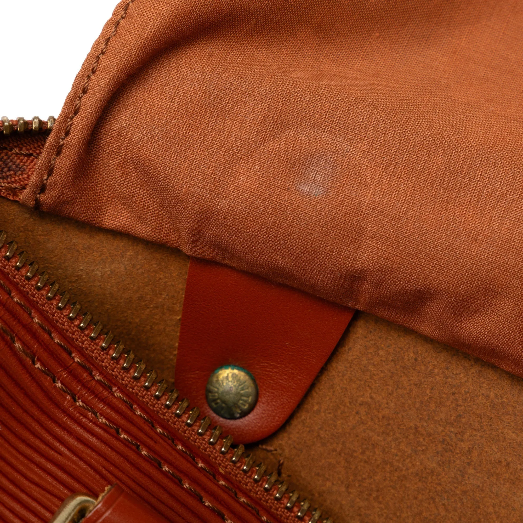 Brown Louis Vuitton Epi Speedy 25 Boston Bag