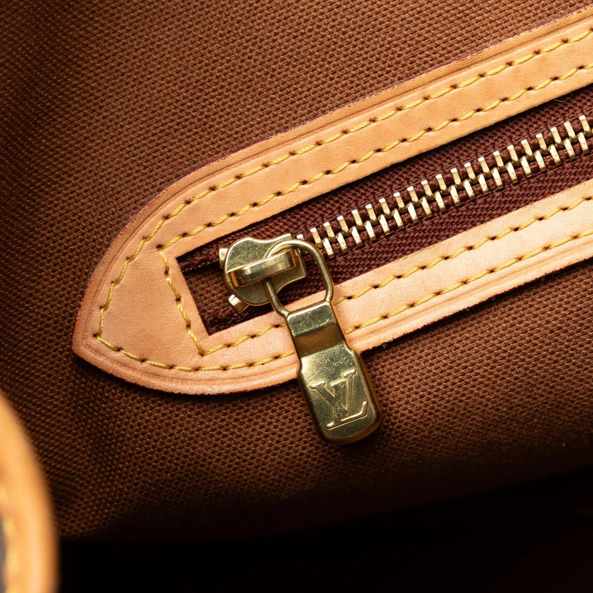 Brown Louis Vuitton Monogram Batignolles Horizontal Tote Bag
