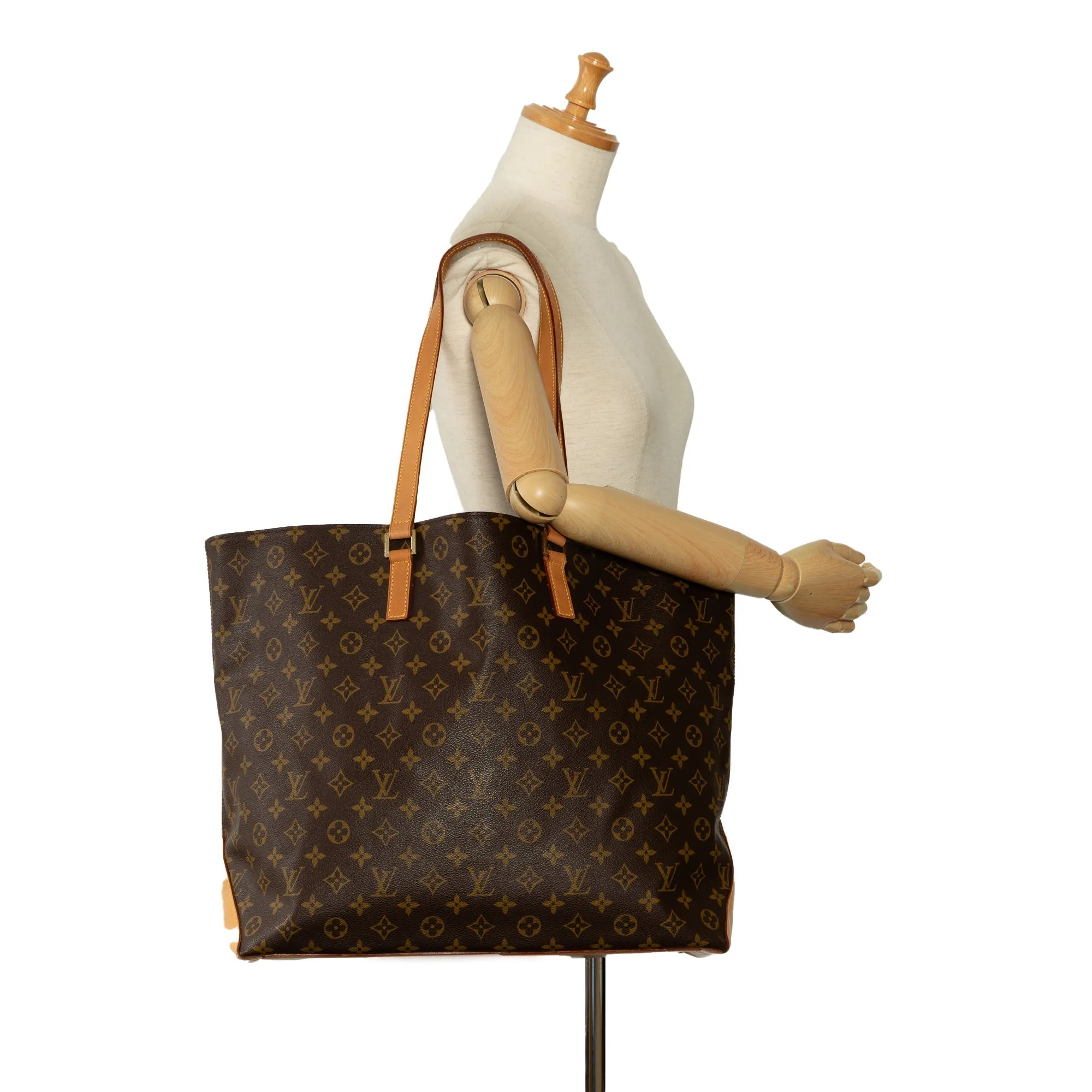 Brown Louis Vuitton Monogram Cabas Alto Tote Bag