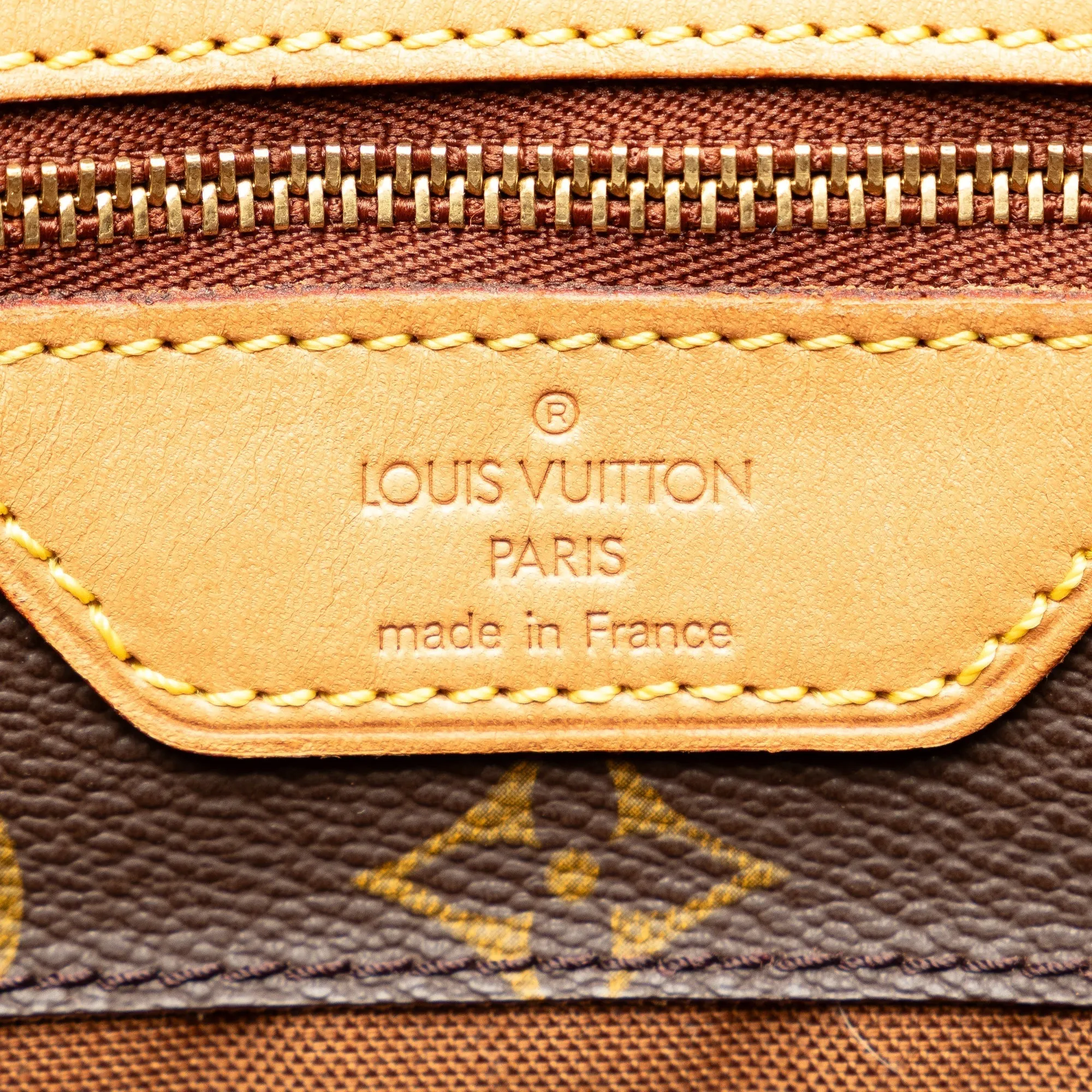 Brown Louis Vuitton Monogram Cabas Alto Tote Bag