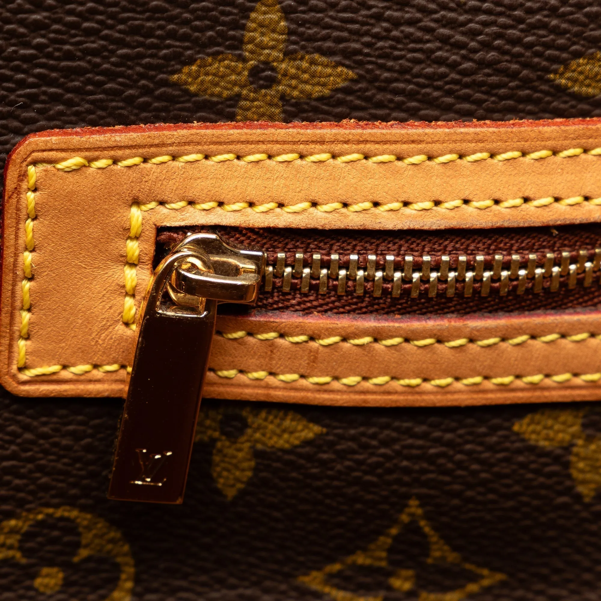 Brown Louis Vuitton Monogram Cabas Alto Tote Bag