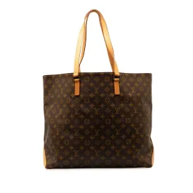 Brown Louis Vuitton Monogram Cabas Alto Tote Bag