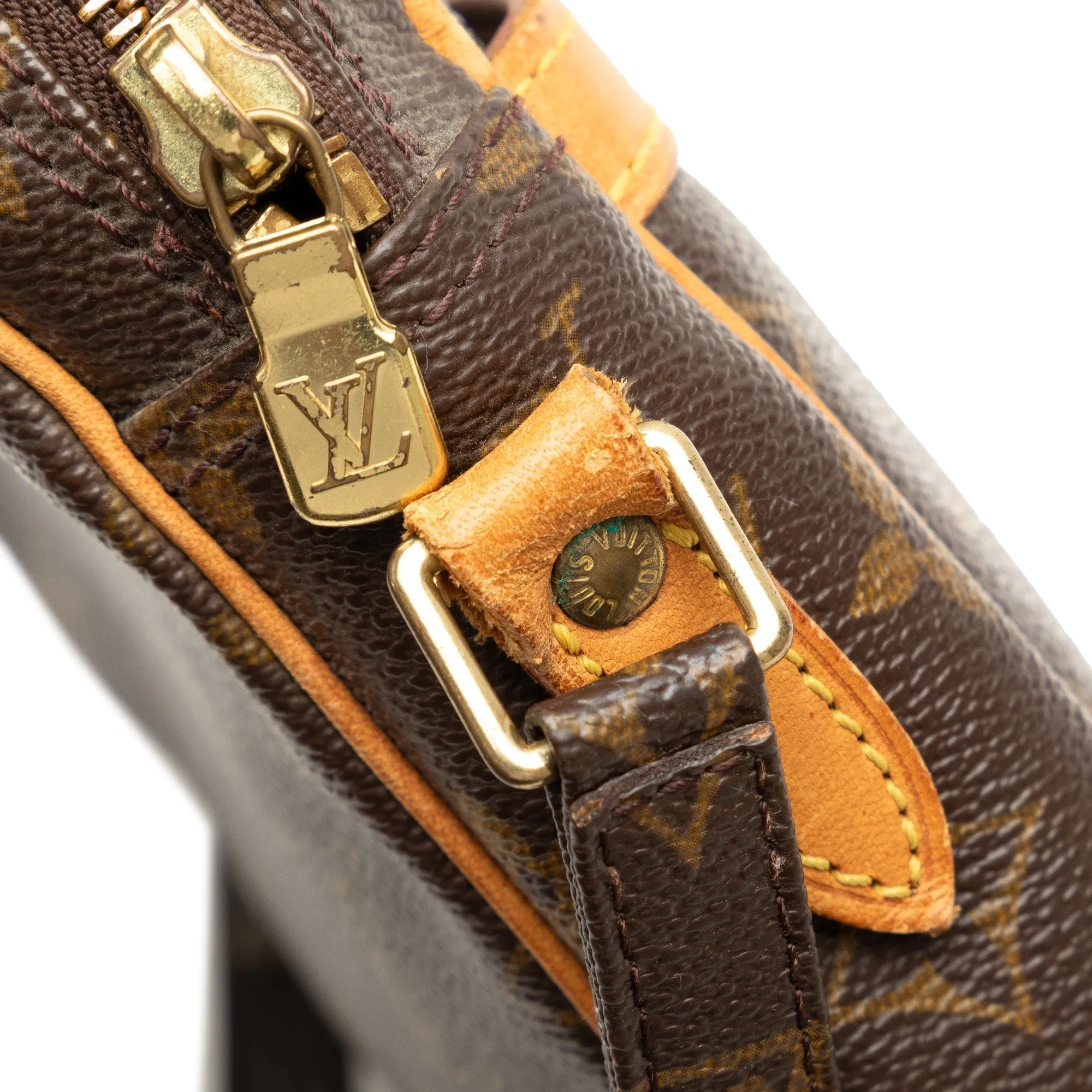 Brown Louis Vuitton Monogram Danube Crossbody Bag