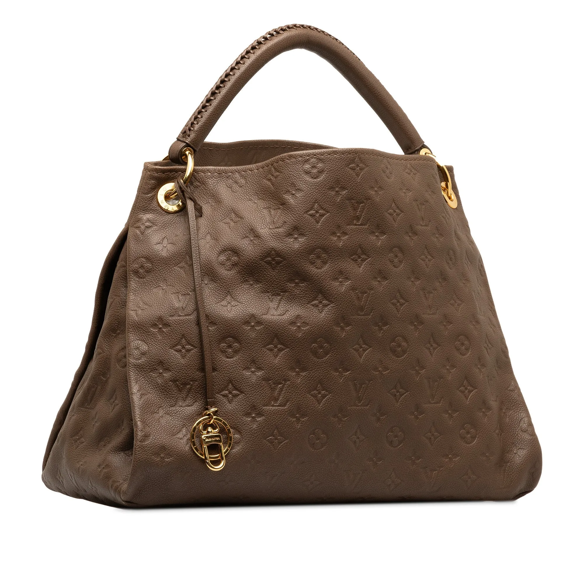 Brown Louis Vuitton Monogram Empreinte Artsy MM Hobo Bag