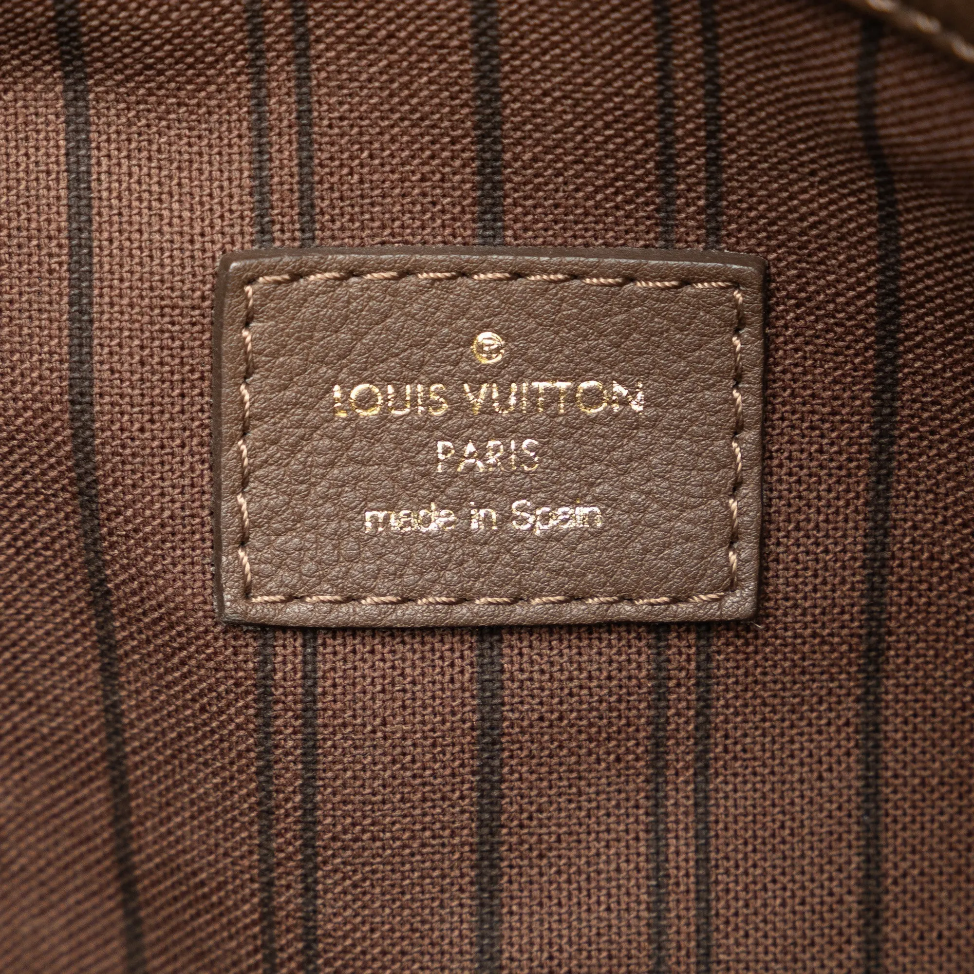 Brown Louis Vuitton Monogram Empreinte Artsy MM Hobo Bag