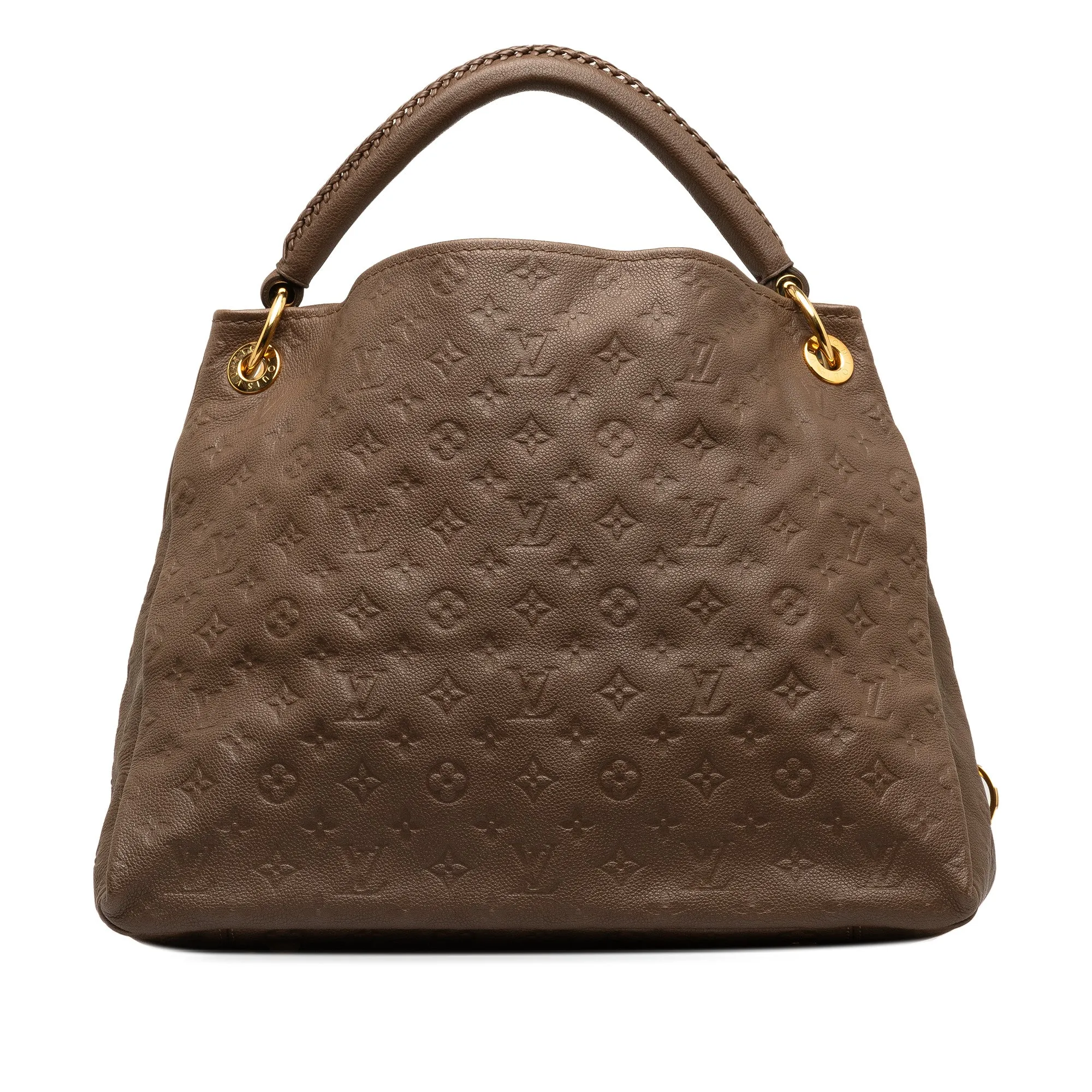 Brown Louis Vuitton Monogram Empreinte Artsy MM Hobo Bag
