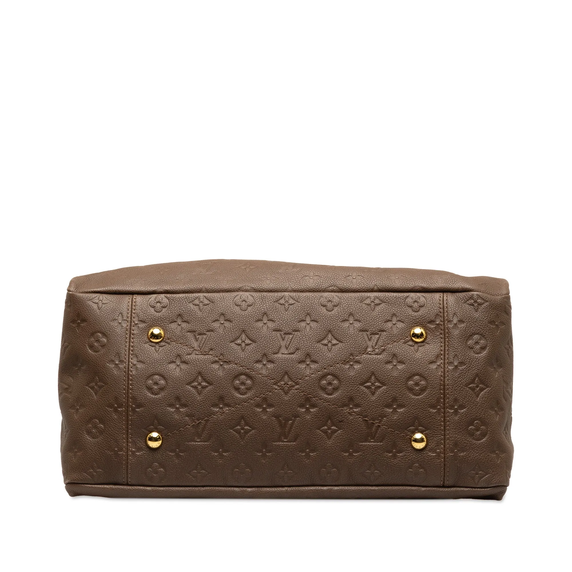 Brown Louis Vuitton Monogram Empreinte Artsy MM Hobo Bag