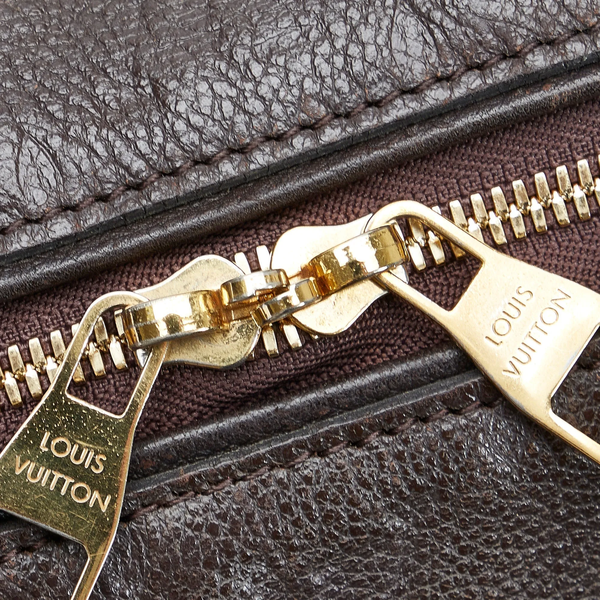 Brown Louis Vuitton Monogram Empreinte Speedy Bandouliere 25 Boston Bag