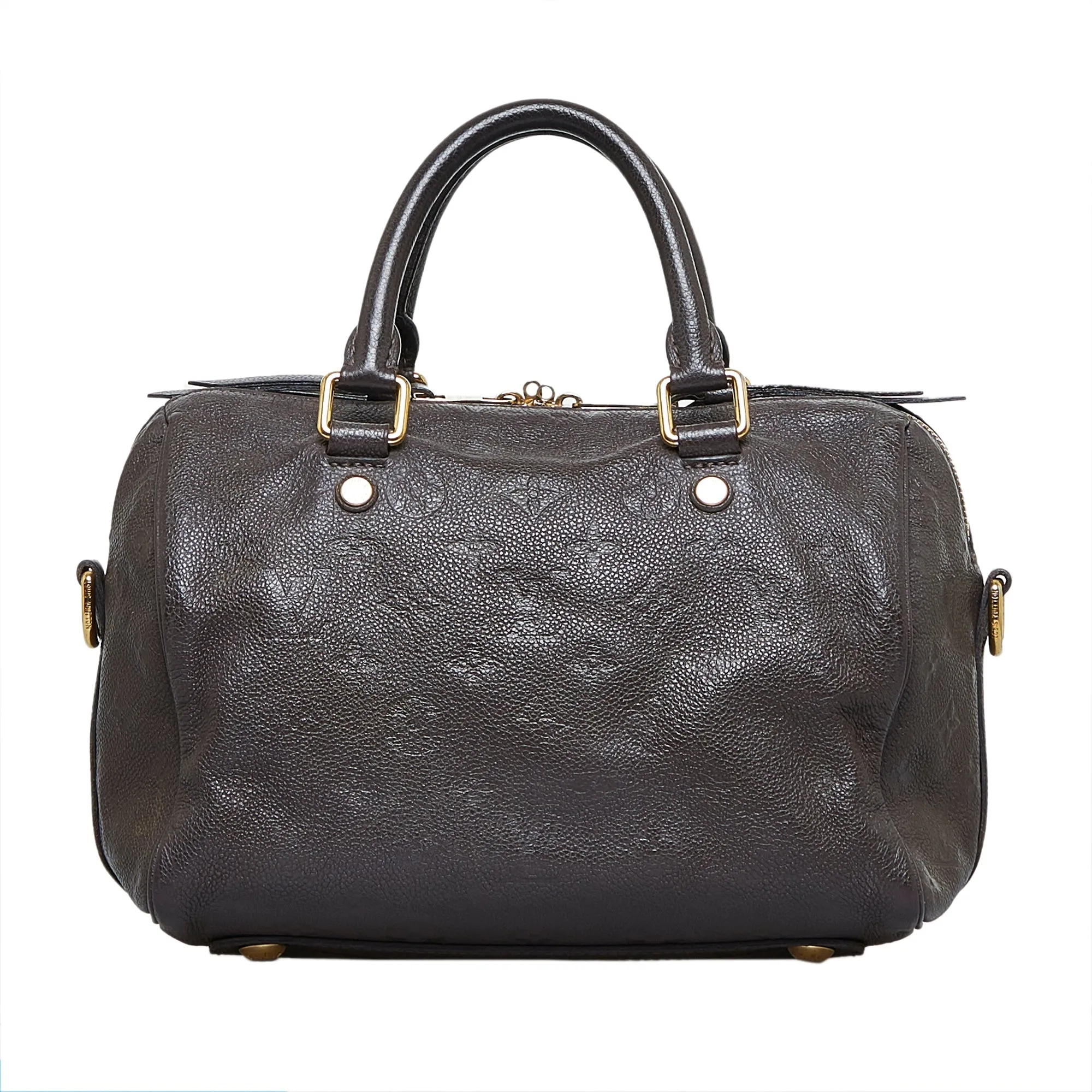 Brown Louis Vuitton Monogram Empreinte Speedy Bandouliere 25 Boston Bag