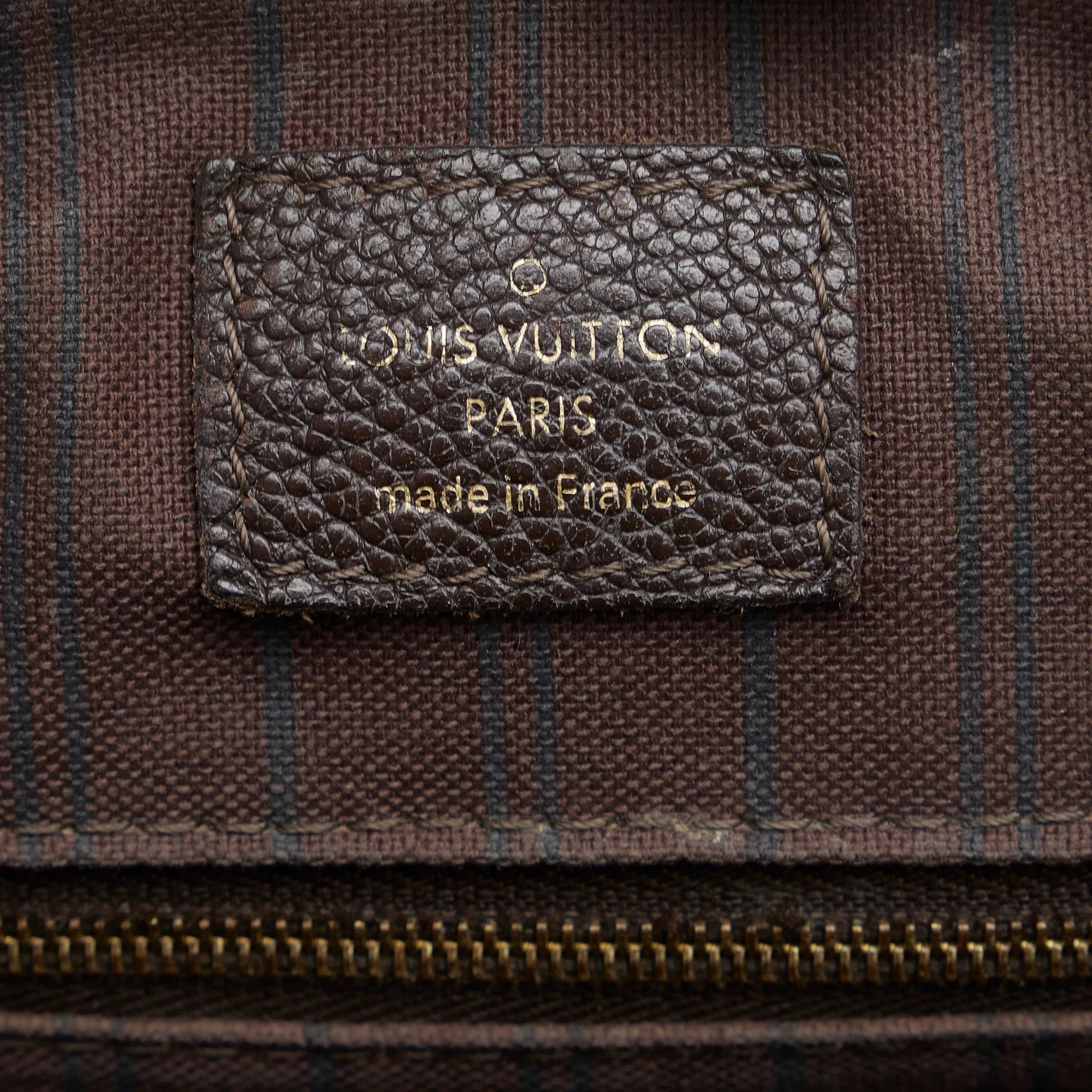 Brown Louis Vuitton Monogram Empreinte Speedy Bandouliere 25 Boston Bag