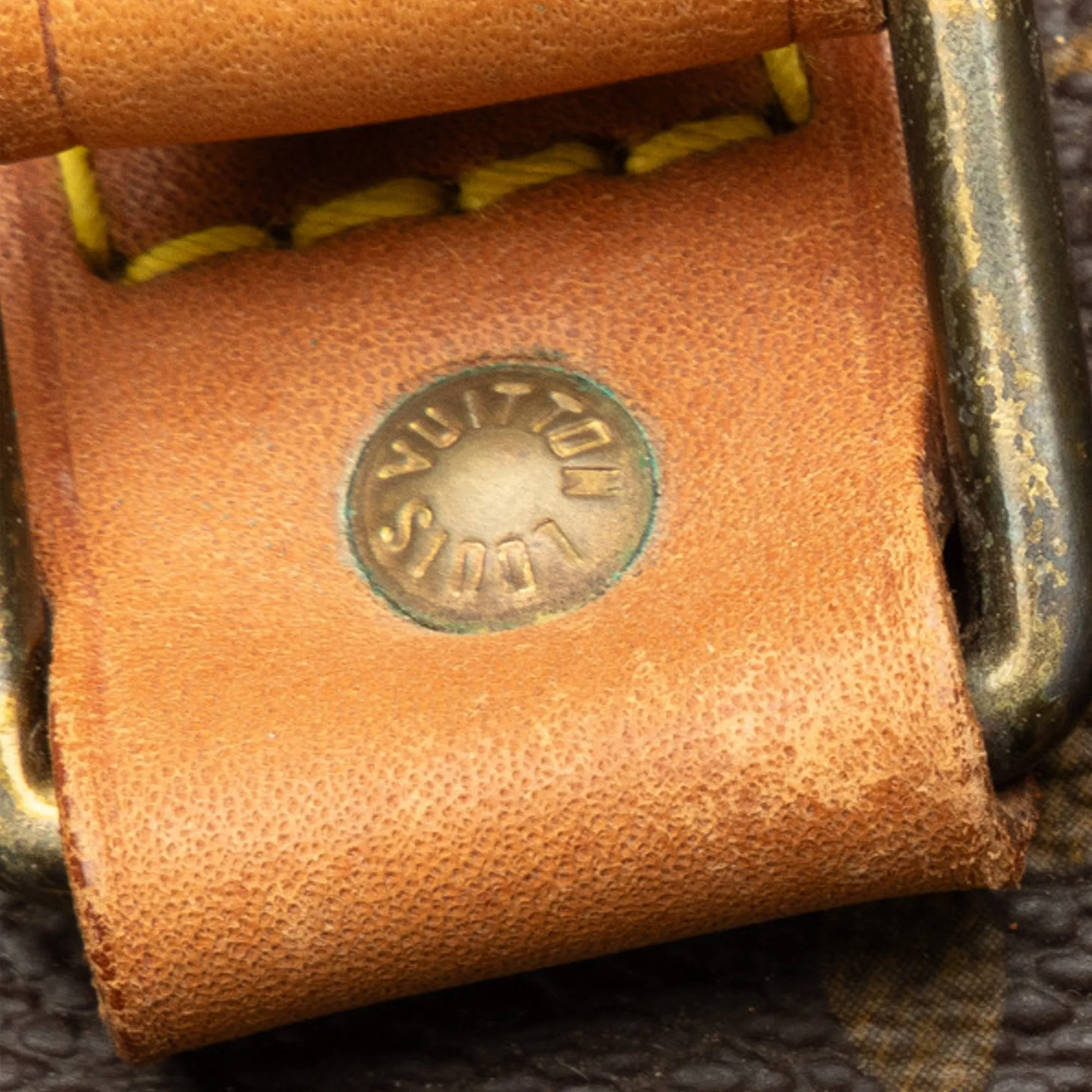 Brown Louis Vuitton Monogram Keepall 55 Travel Bag