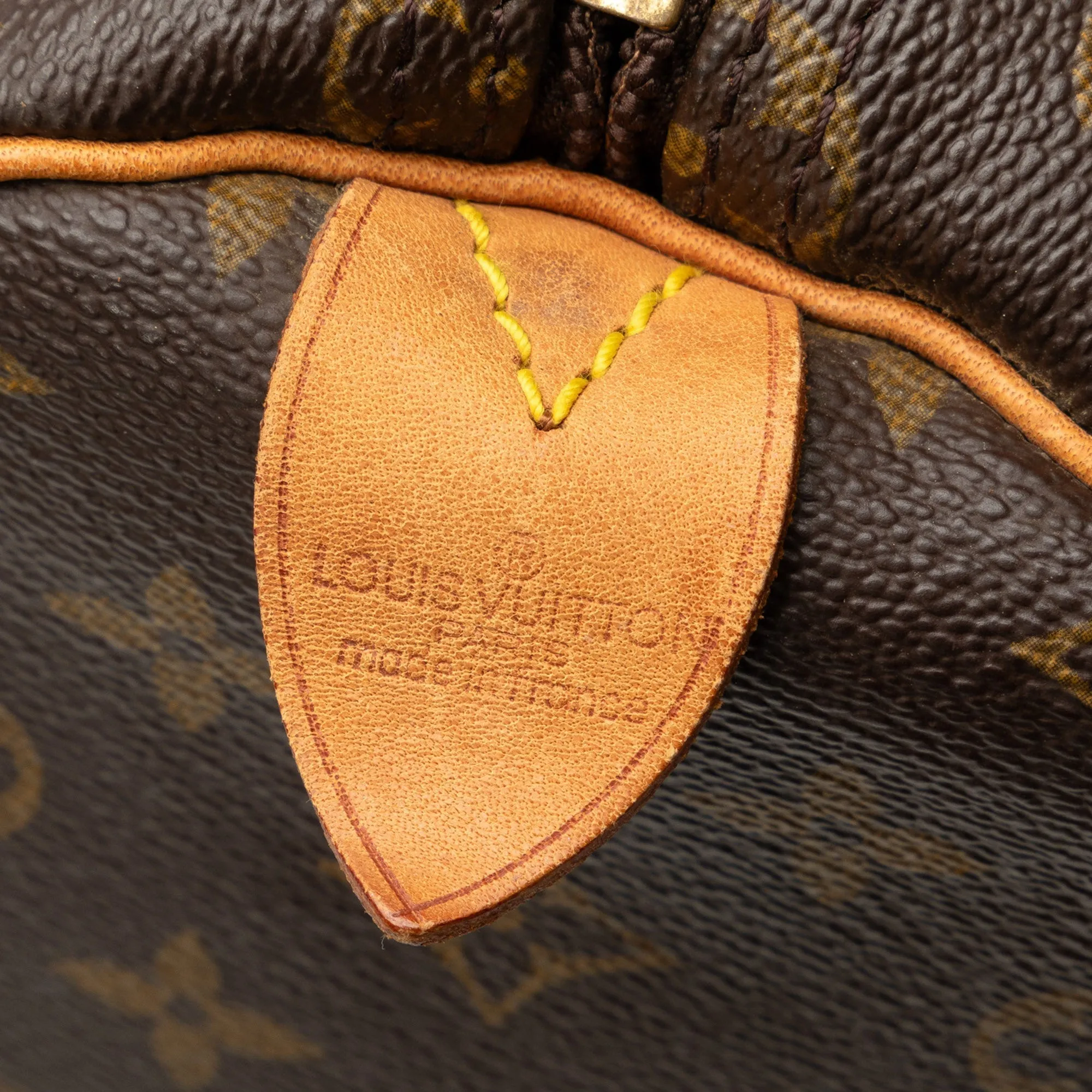 Brown Louis Vuitton Monogram Keepall 55 Travel Bag