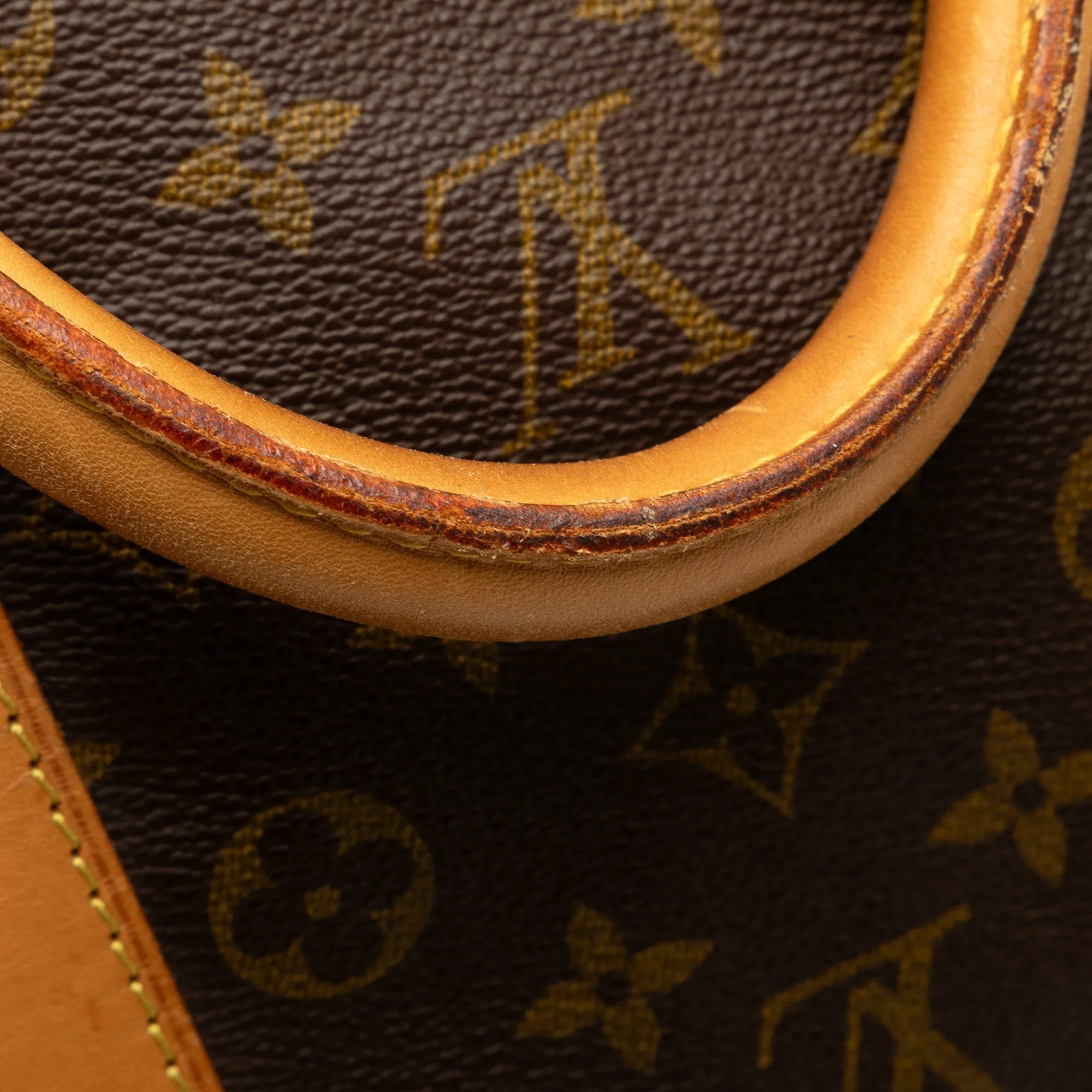 Brown Louis Vuitton Monogram Keepall Bandouliere 55 Travel Bag