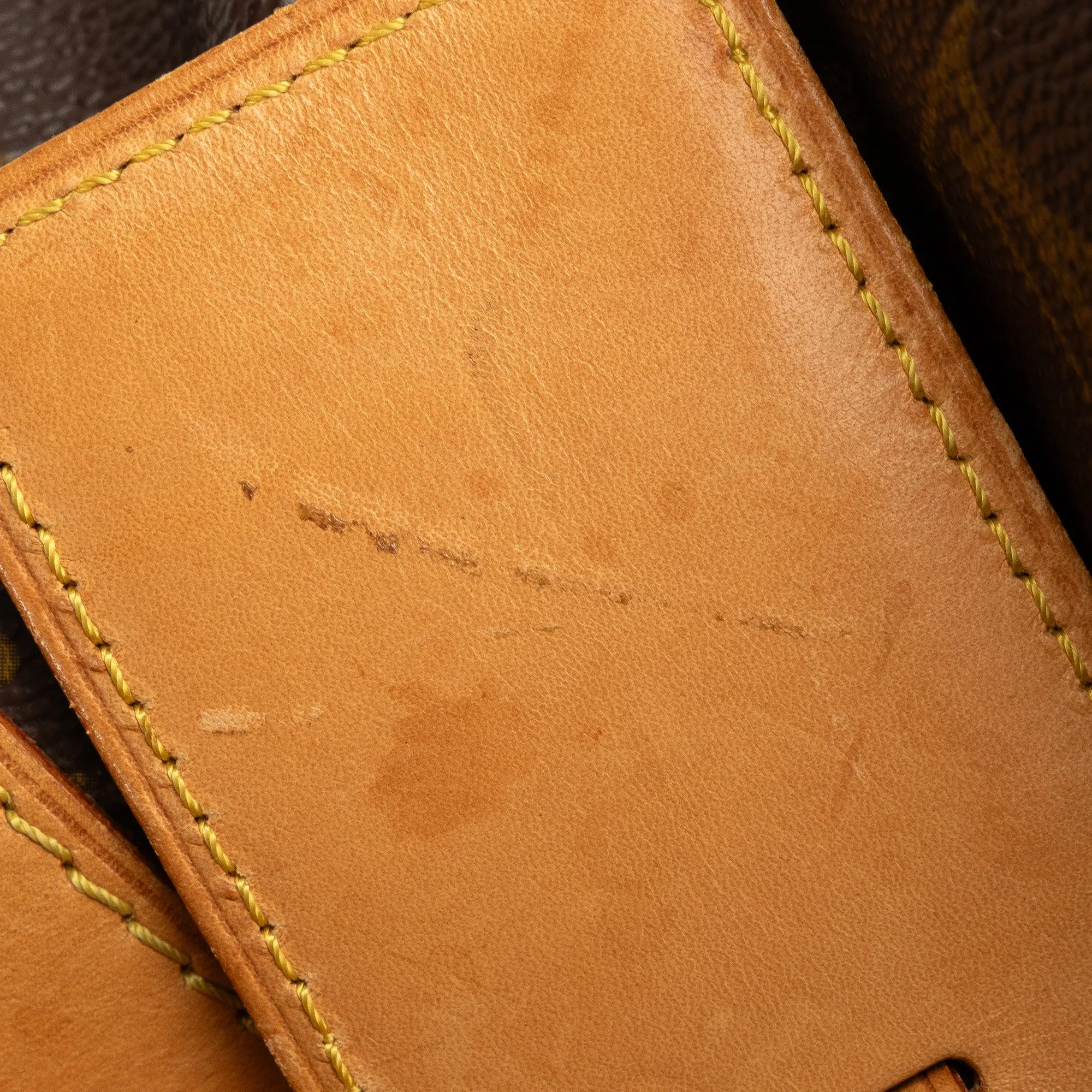 Brown Louis Vuitton Monogram Keepall Bandouliere 55 Travel Bag