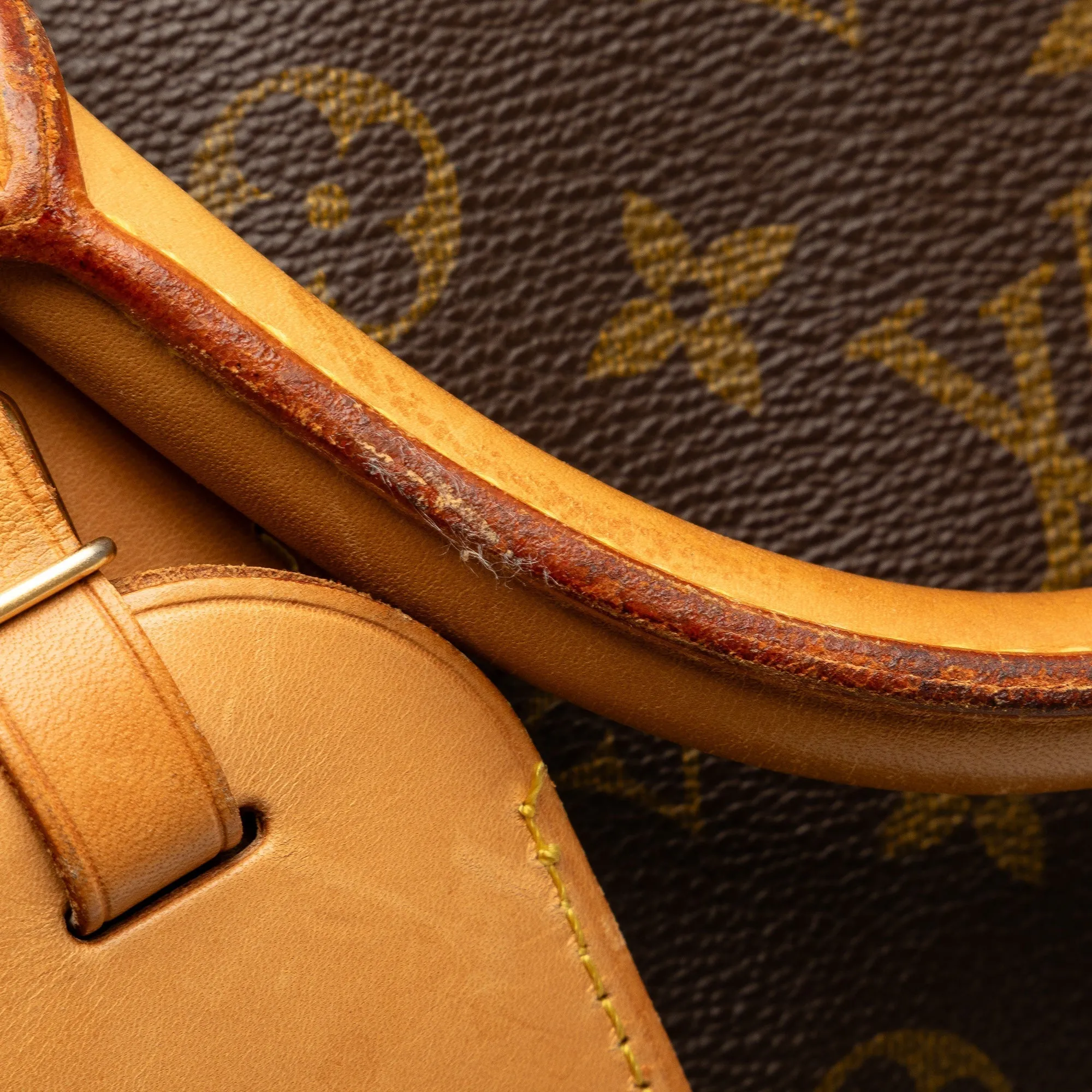 Brown Louis Vuitton Monogram Keepall Bandouliere 55 Travel Bag