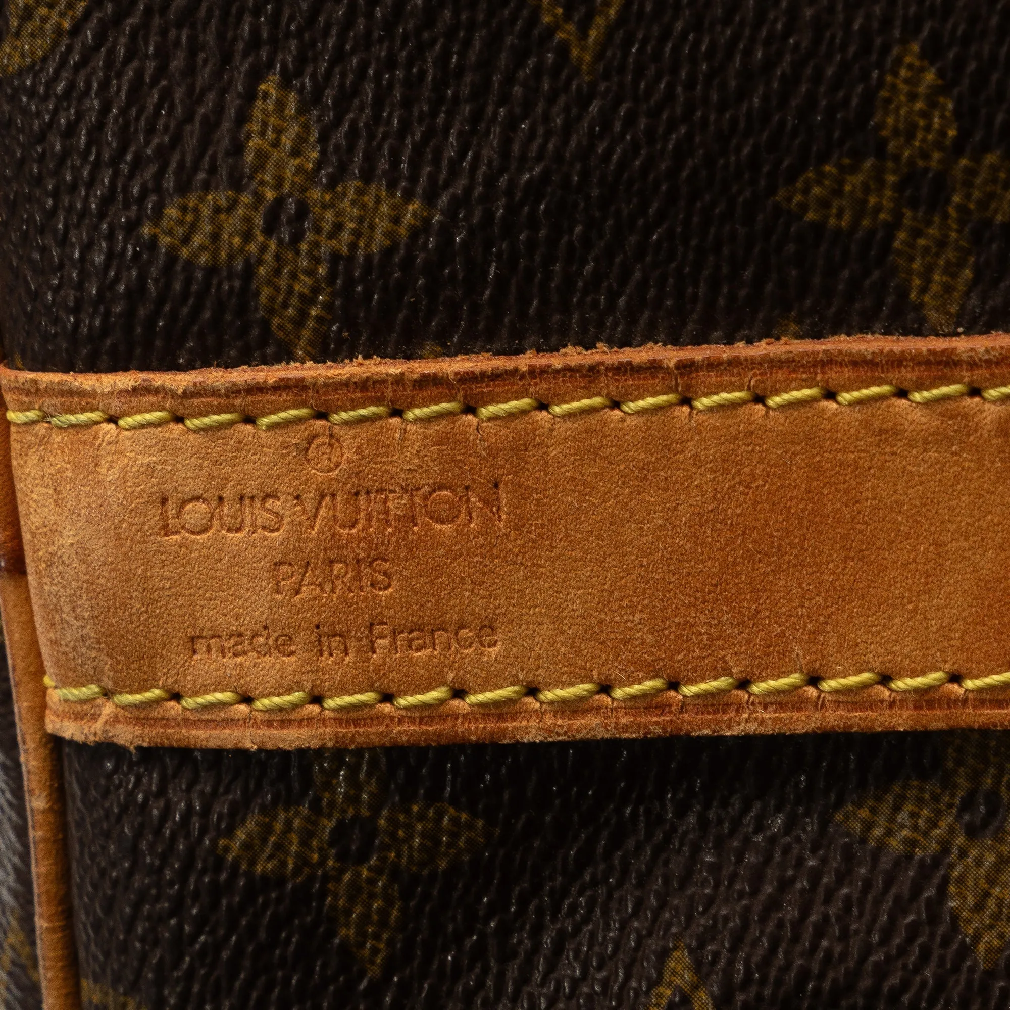 Brown Louis Vuitton Monogram Keepall Bandouliere 55 Travel Bag