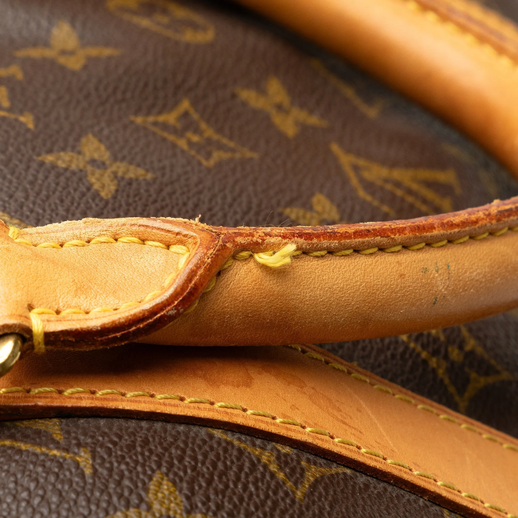 Brown Louis Vuitton Monogram Keepall Bandouliere 55 Travel Bag