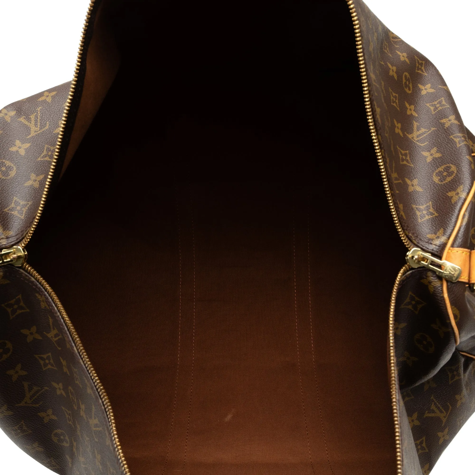 Brown Louis Vuitton Monogram Keepall Bandouliere 60 Travel Bag