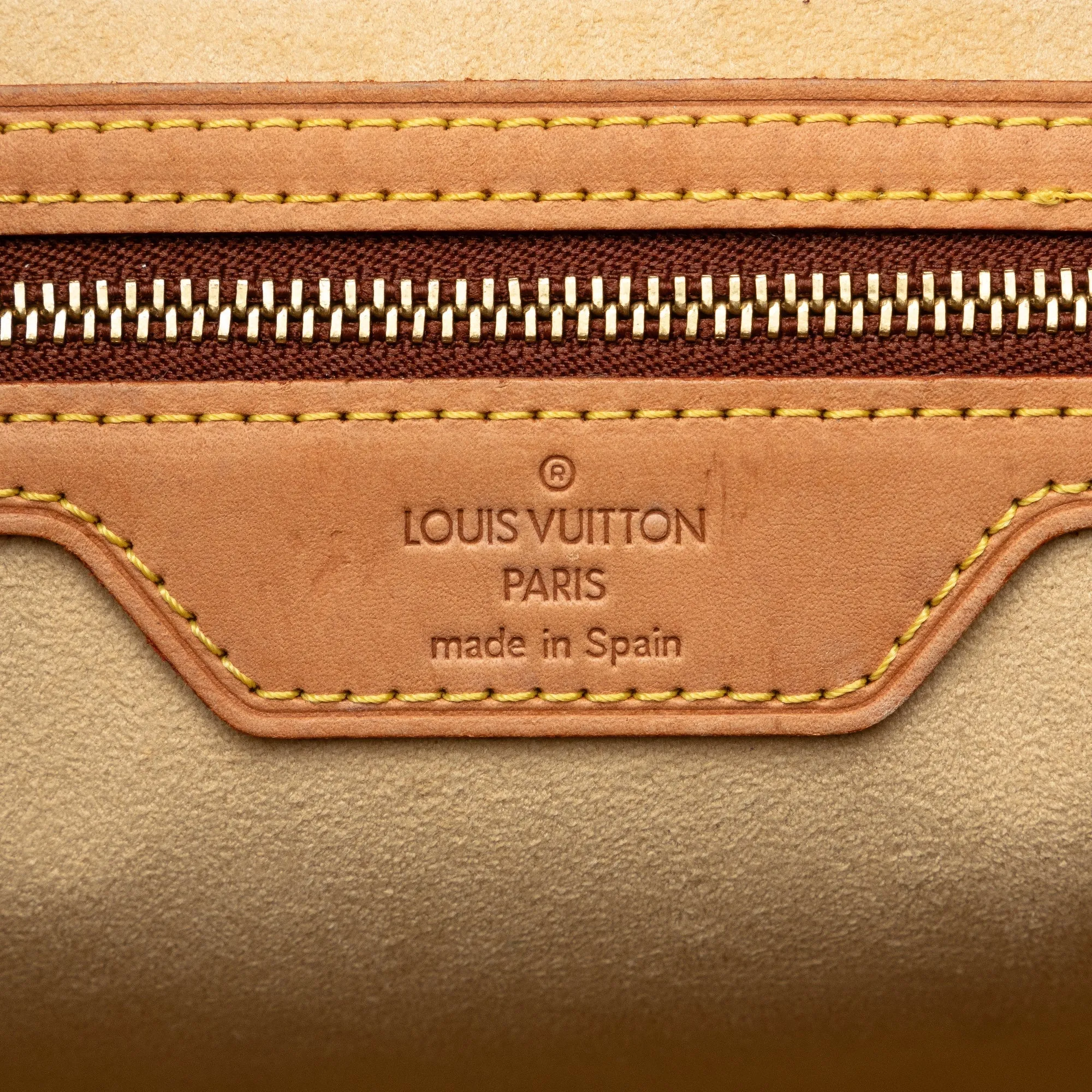 Brown Louis Vuitton Monogram Luco Tote Bag