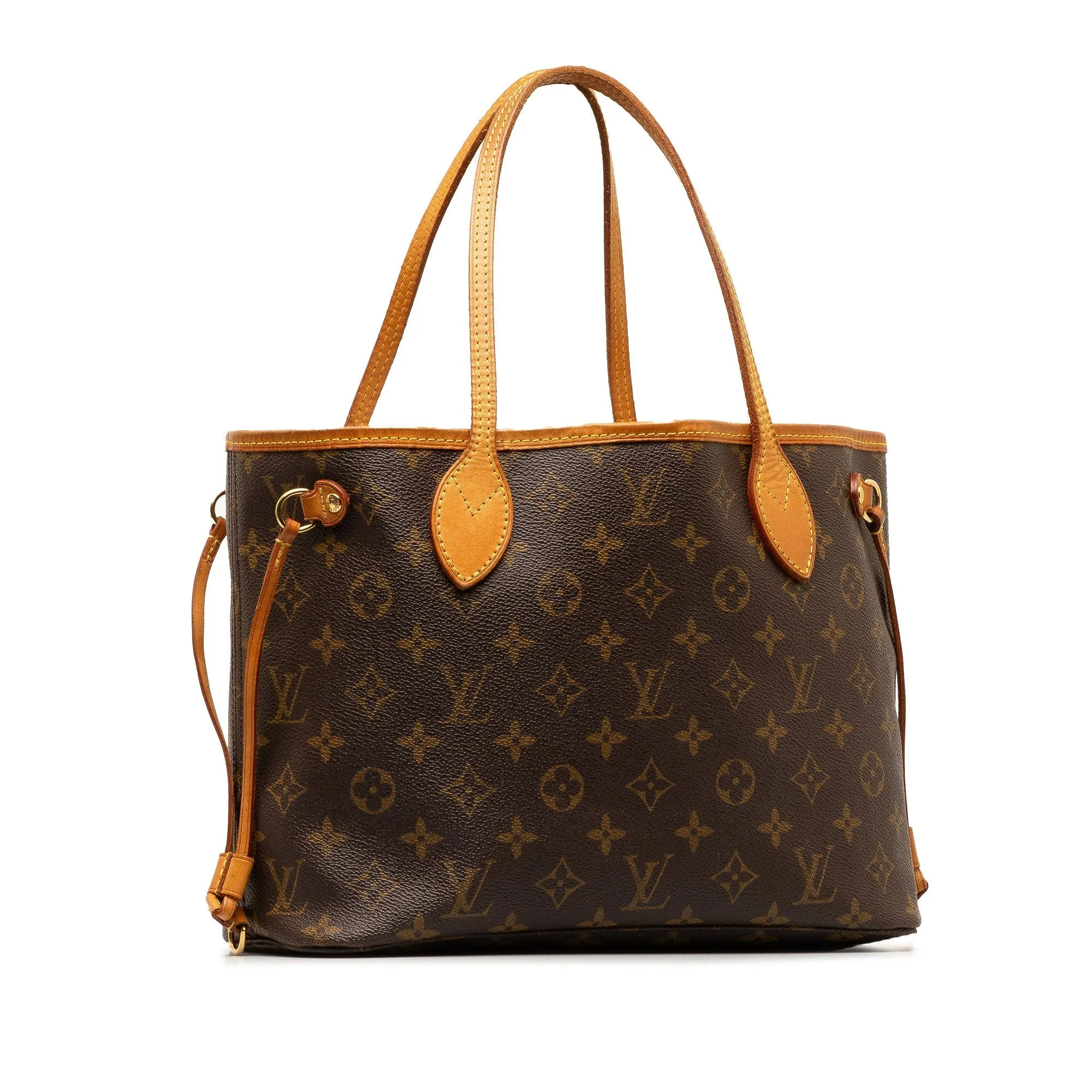 Brown Louis Vuitton Monogram Neverfull PM Tote Bag