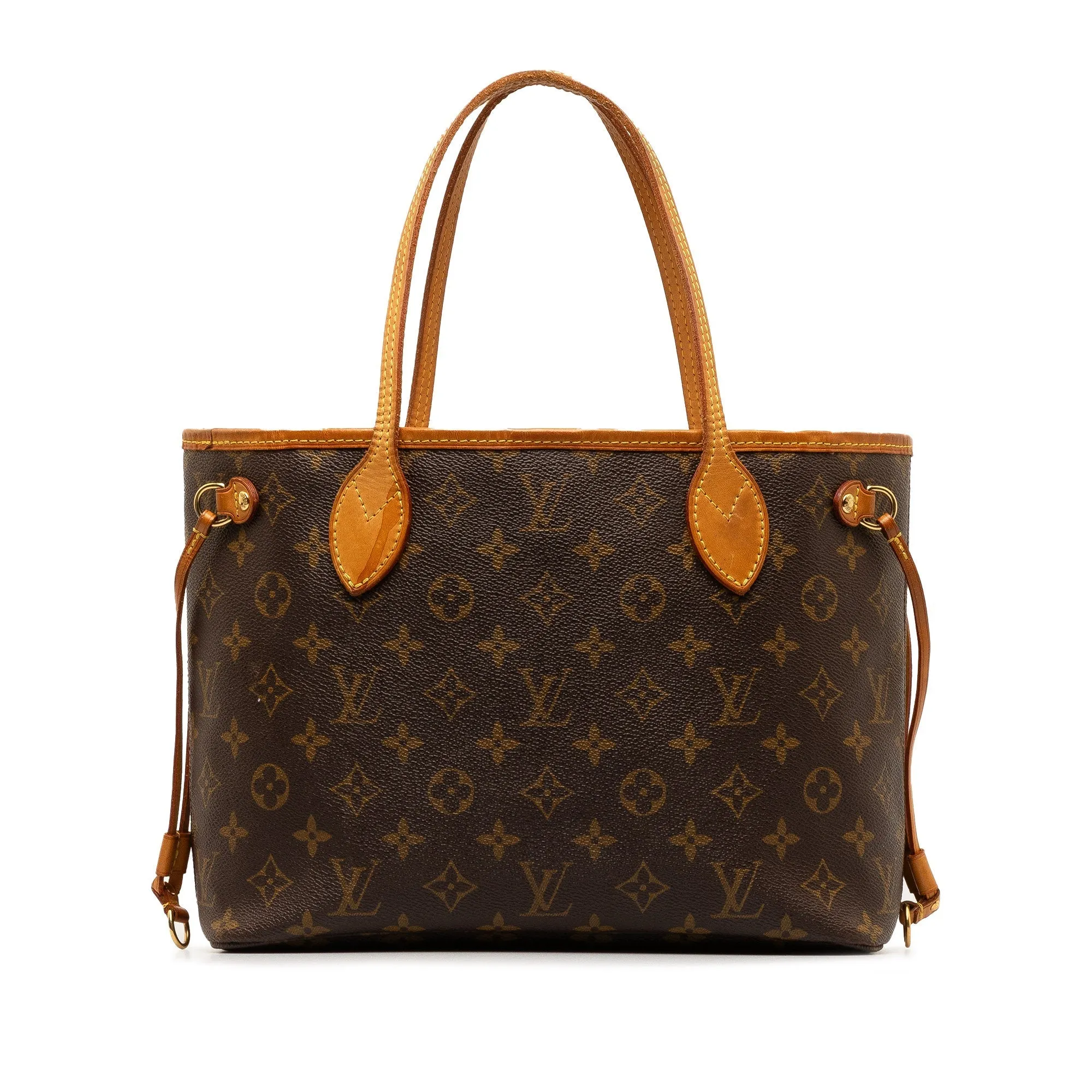 Brown Louis Vuitton Monogram Neverfull PM Tote Bag