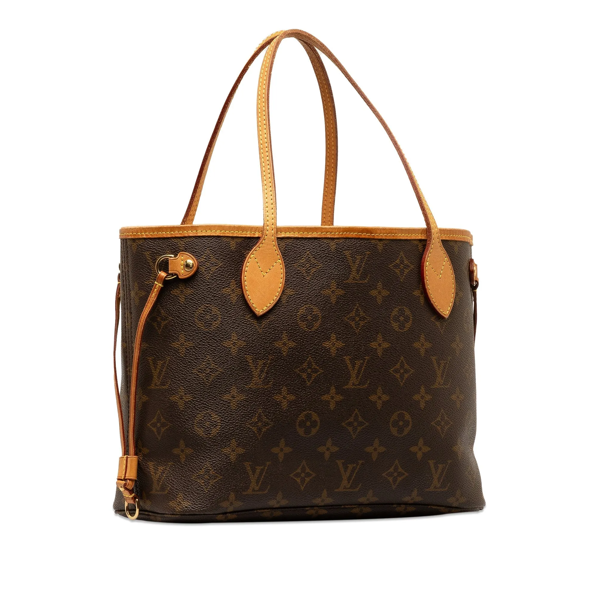 Brown Louis Vuitton Monogram Neverfull PM Tote Bag