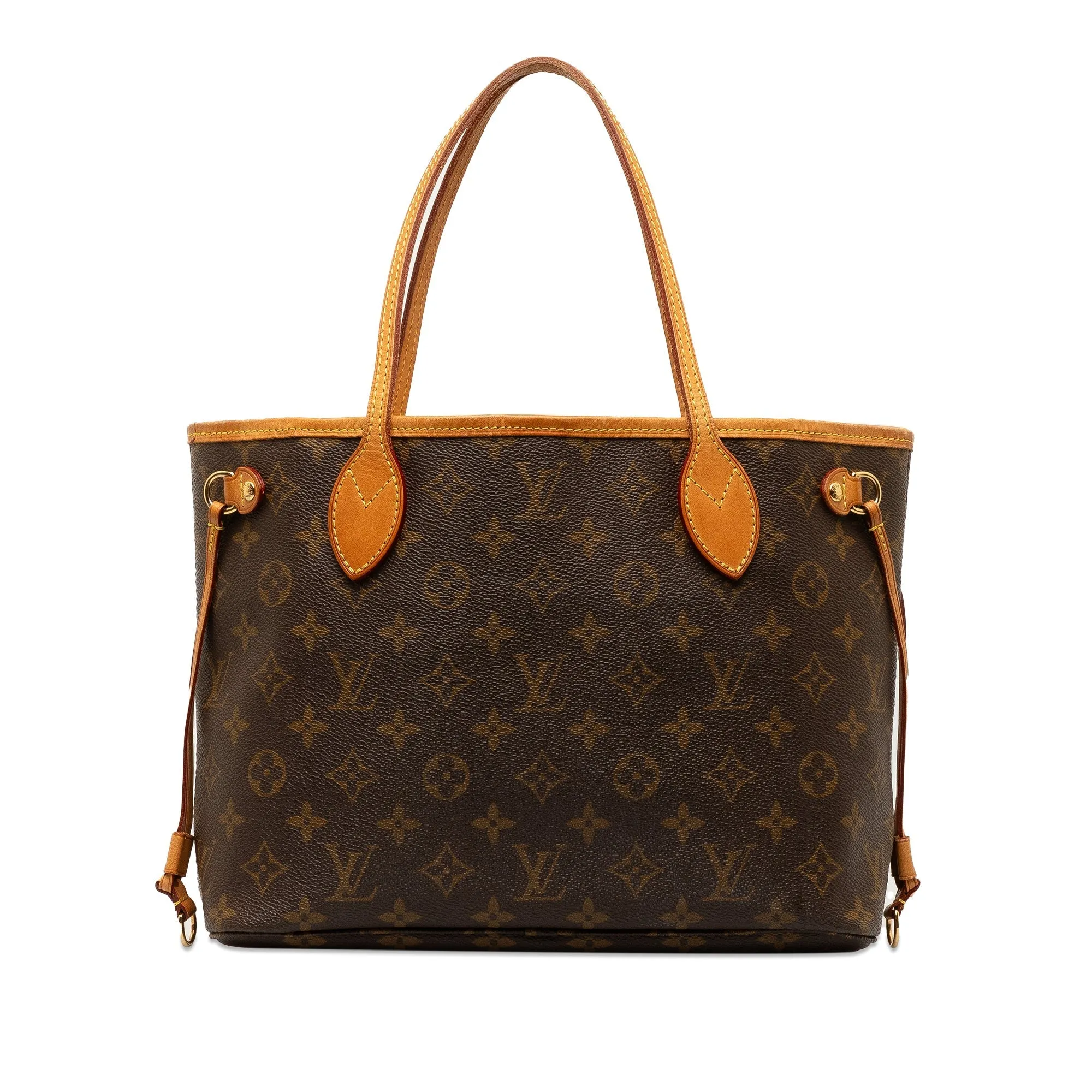 Brown Louis Vuitton Monogram Neverfull PM Tote Bag