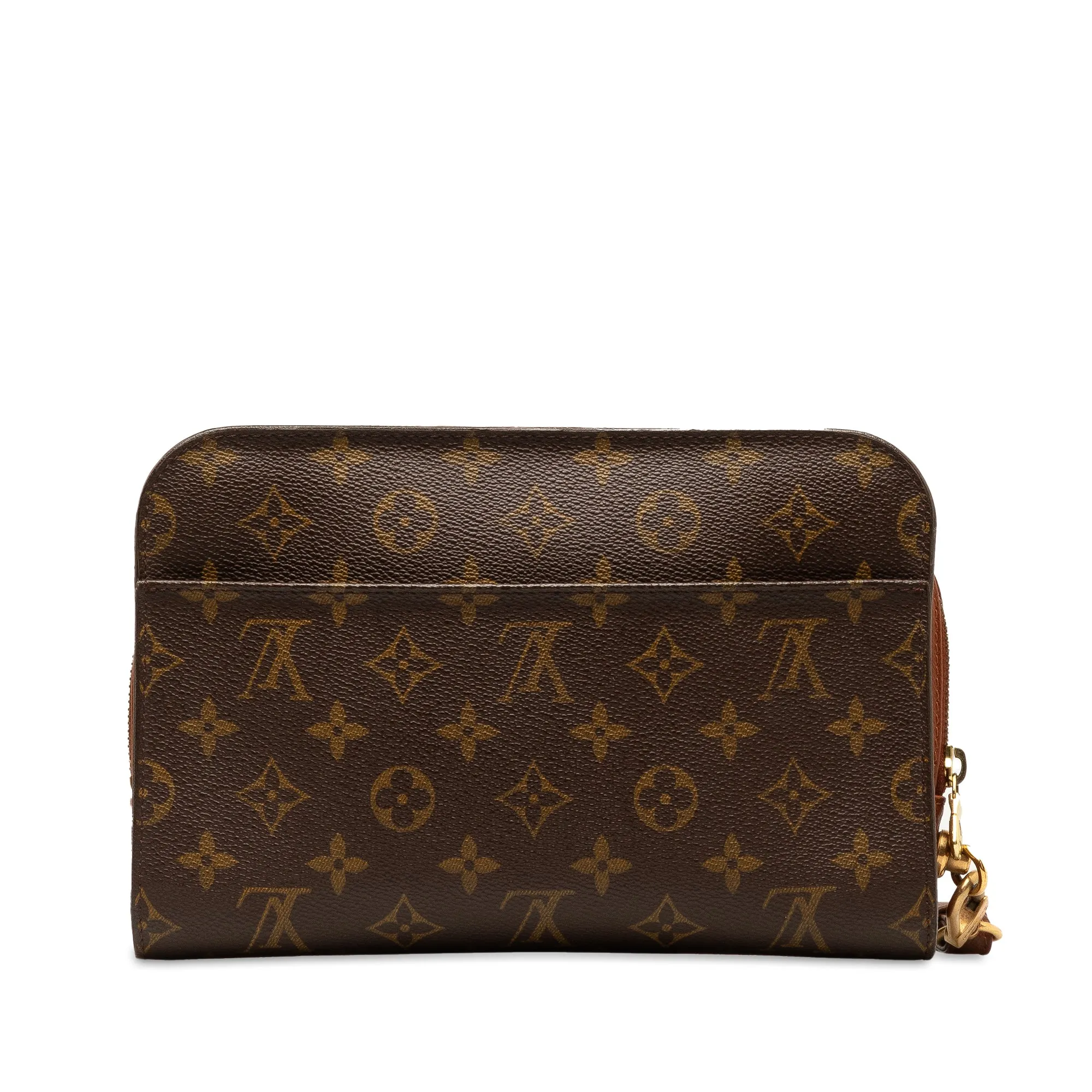 Brown Louis Vuitton Monogram Orsay Clutch Bag