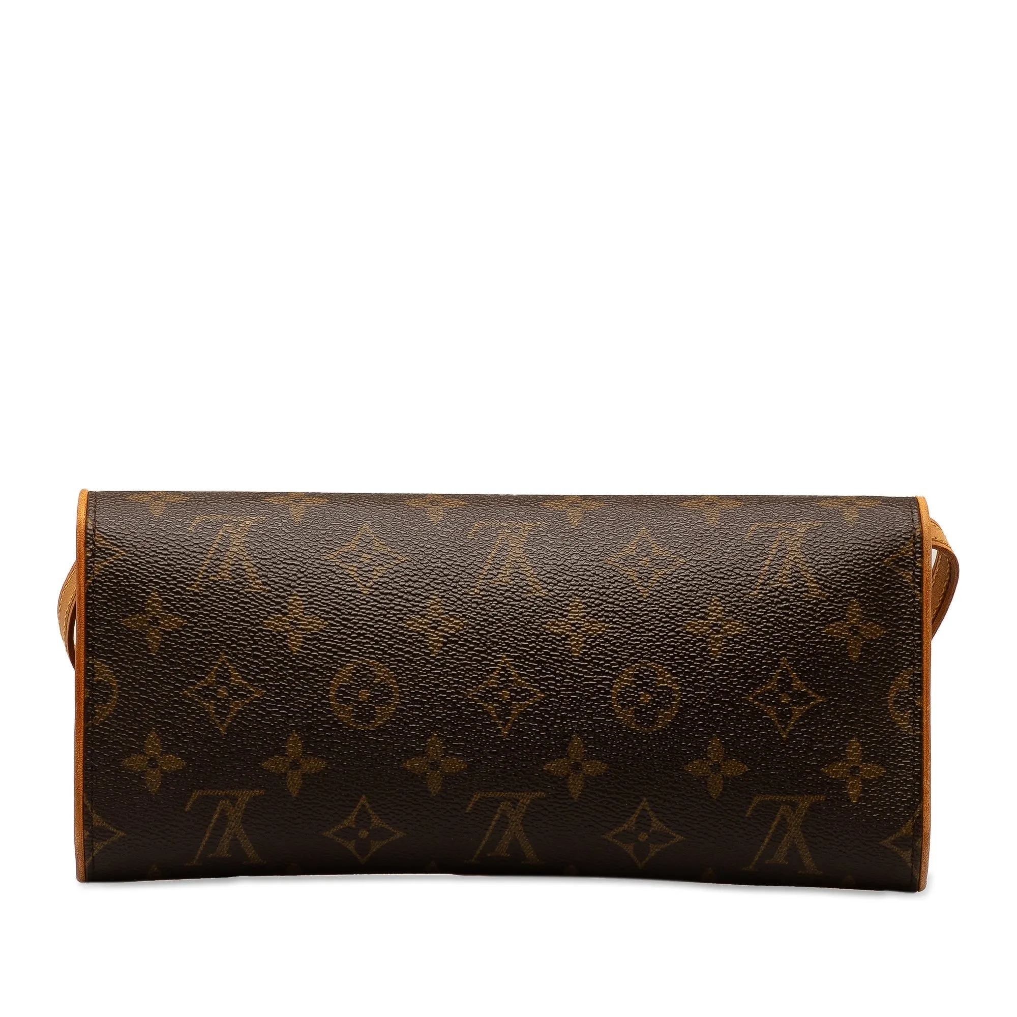 Brown Louis Vuitton Monogram Pochette Twin GM Crossbody Bag