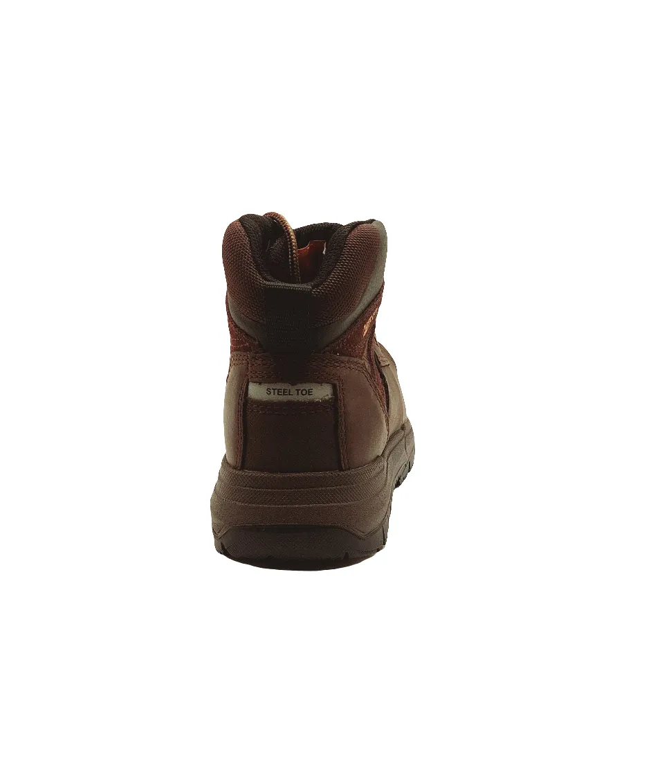 CATERPILLAR PNEUMATIC STEEL TOE MEN BROWN
