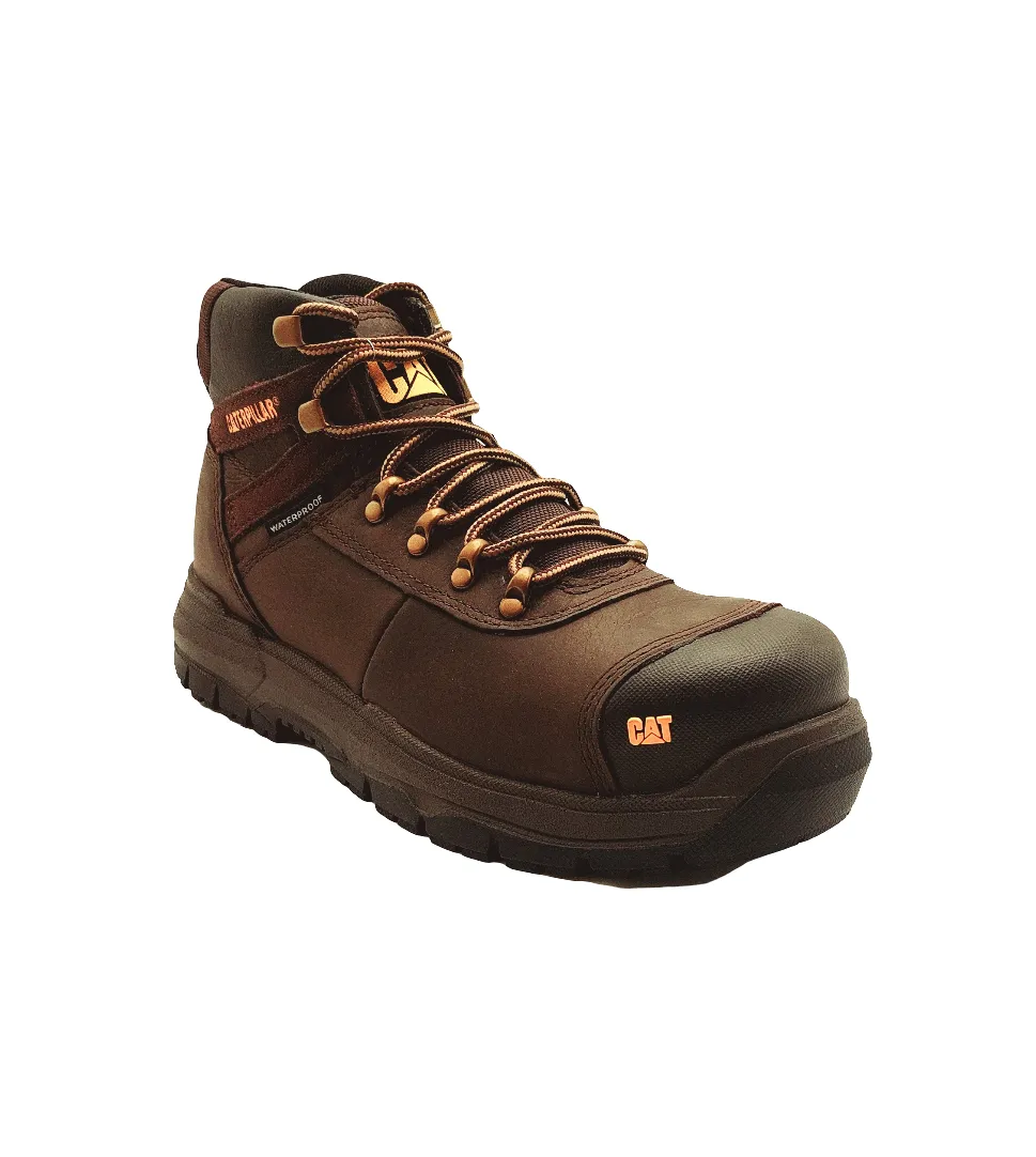 CATERPILLAR PNEUMATIC STEEL TOE MEN BROWN