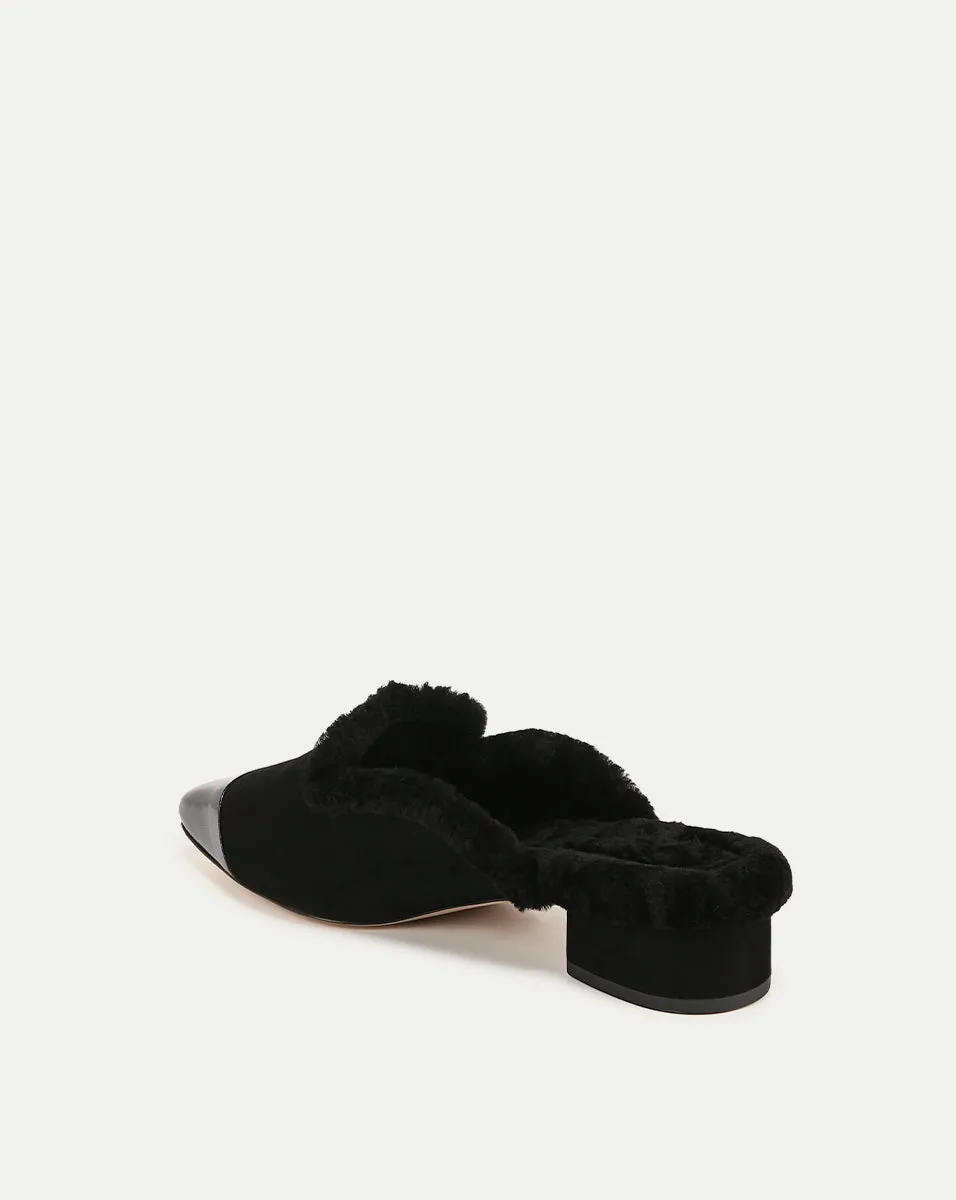 Cecile Shearling Mule