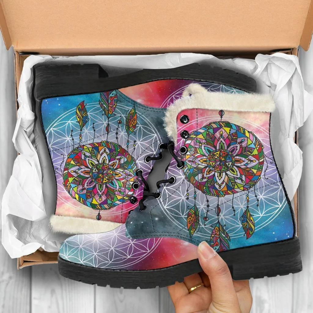 Chakra Dreamcatcher Leather Boots