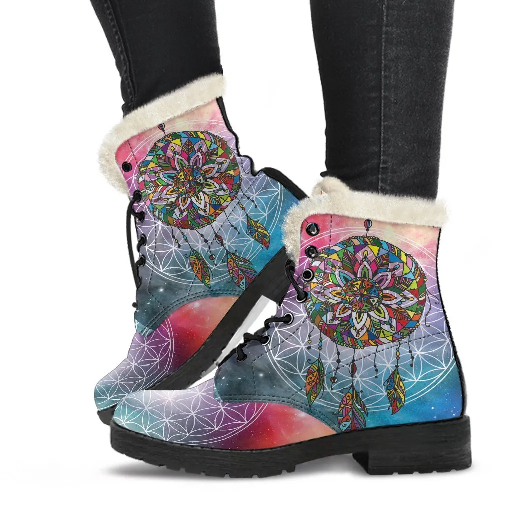 Chakra Dreamcatcher Leather Boots