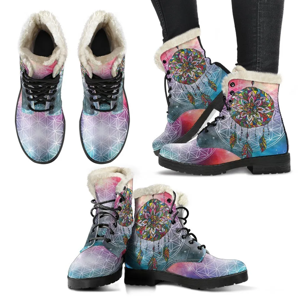 Chakra Dreamcatcher Leather Boots