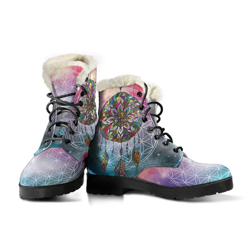 Chakra Dreamcatcher Leather Boots