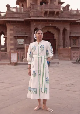 Chaupad Shirt Dress - Jodhpur Mix Print