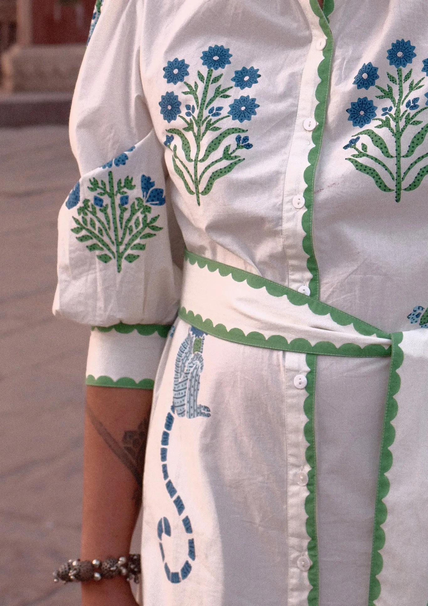 Chaupad Shirt Dress - Jodhpur Mix Print