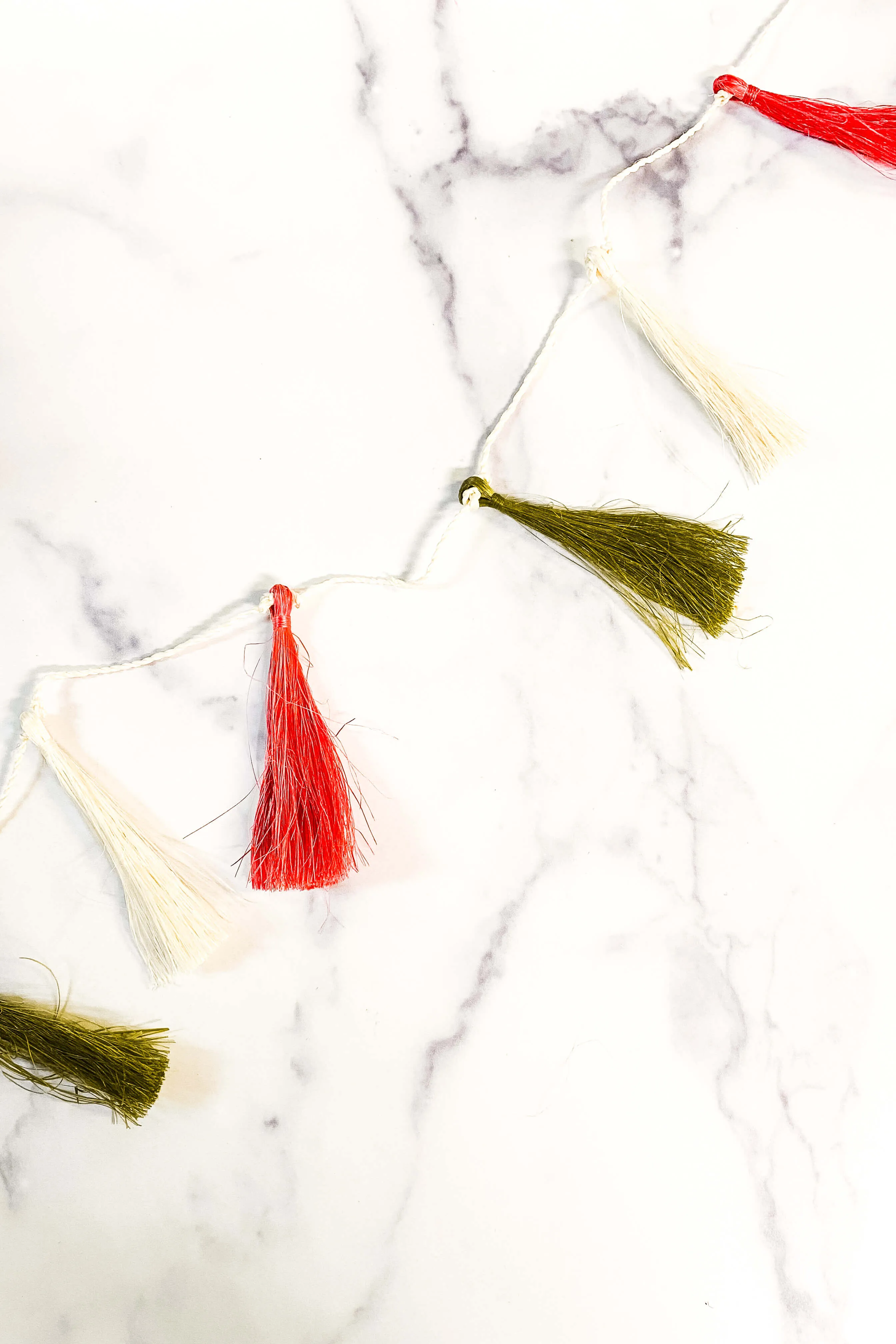 Christmas Tassel Garland