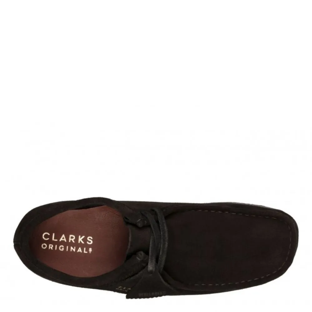 Clarks Men's Wallabee in Black Suede